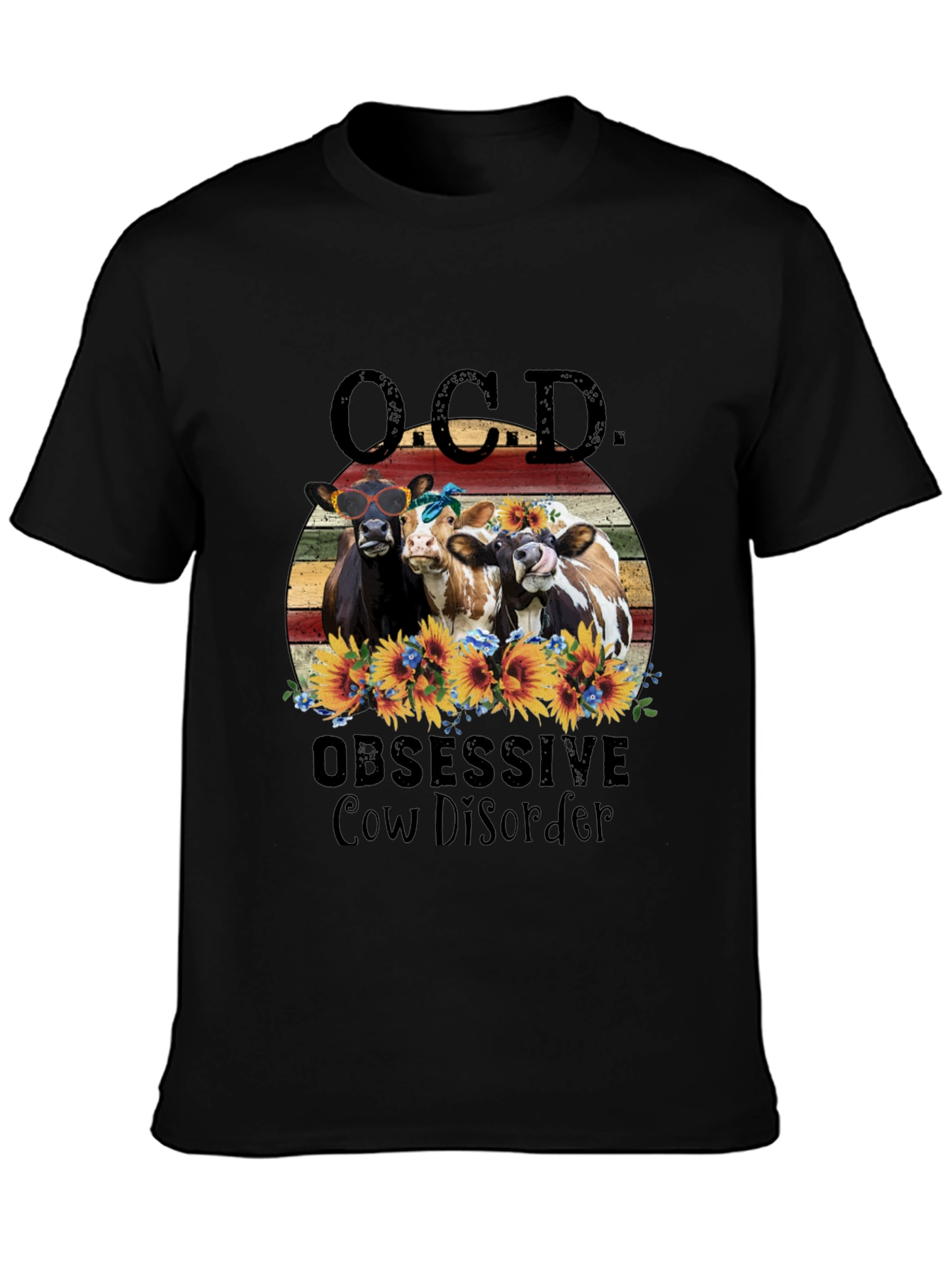 OCD Obsessive Cow Disorder T-Shirt