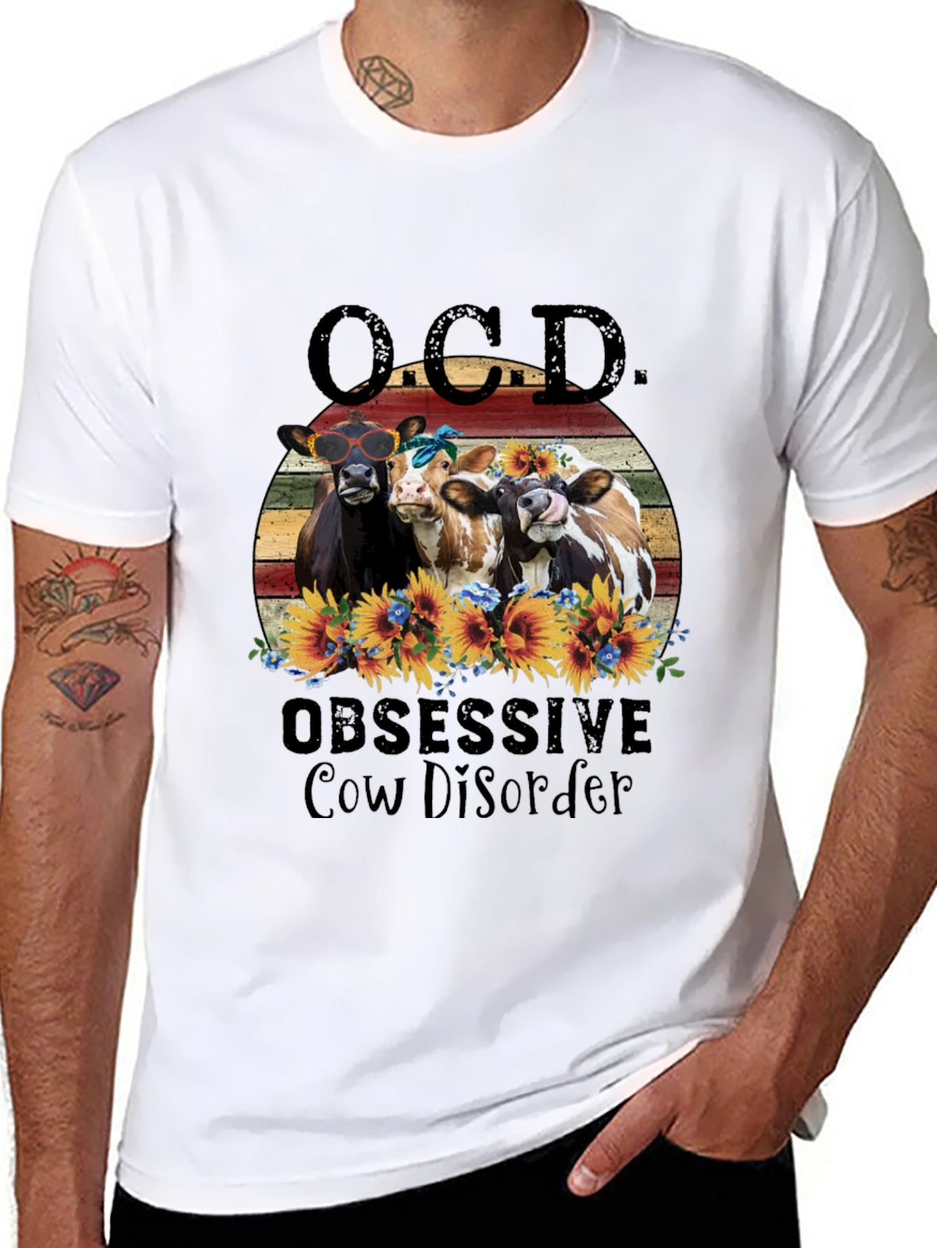 OCD Obsessive Cow Disorder T-Shirt
