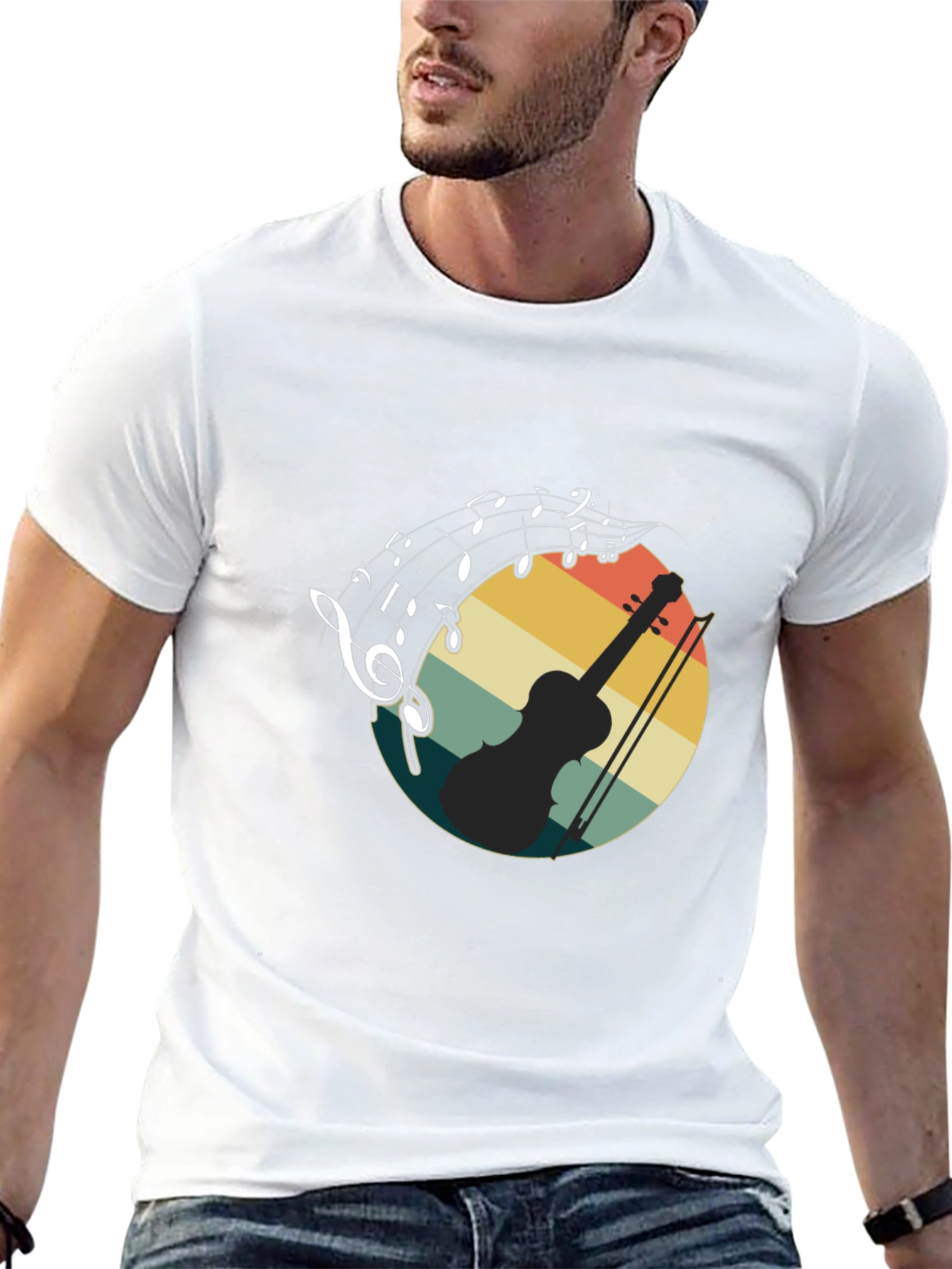 Musical Violin Graphic Tee