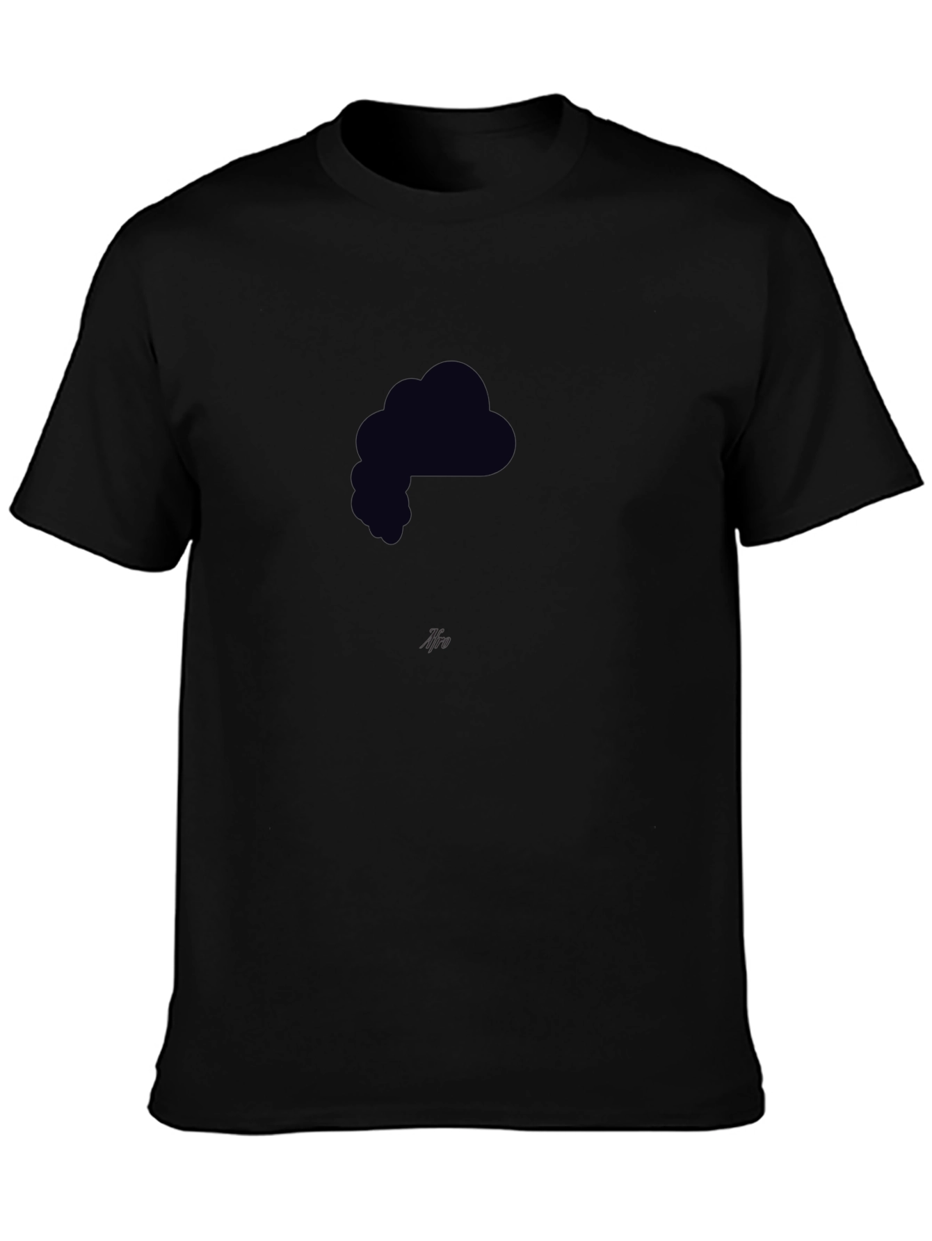 Black Graphic Tee - Minimalist Design