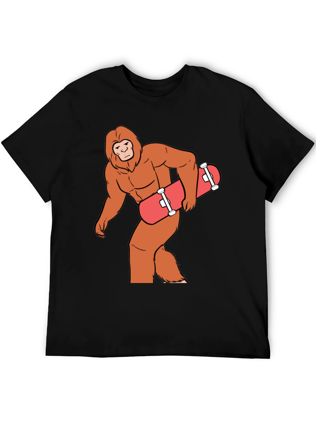 Sasquatch Skateboarding Graphic T-Shirt