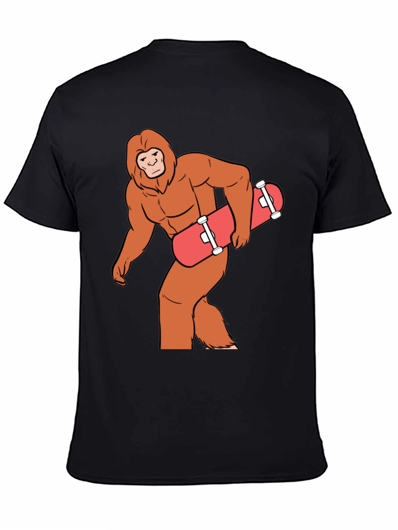 Sasquatch Skateboarding Graphic T-Shirt