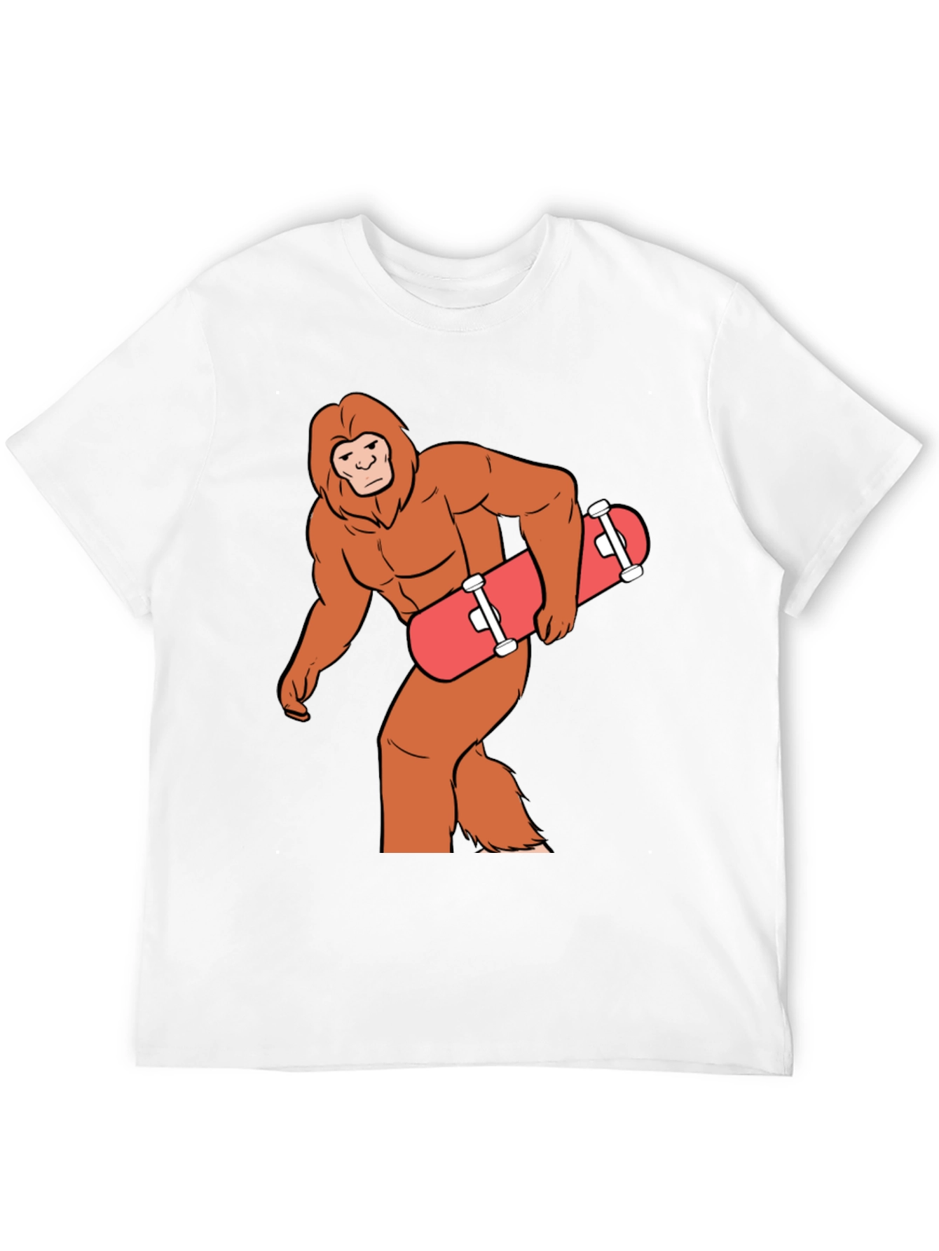 Sasquatch Skateboarding Graphic T-Shirt