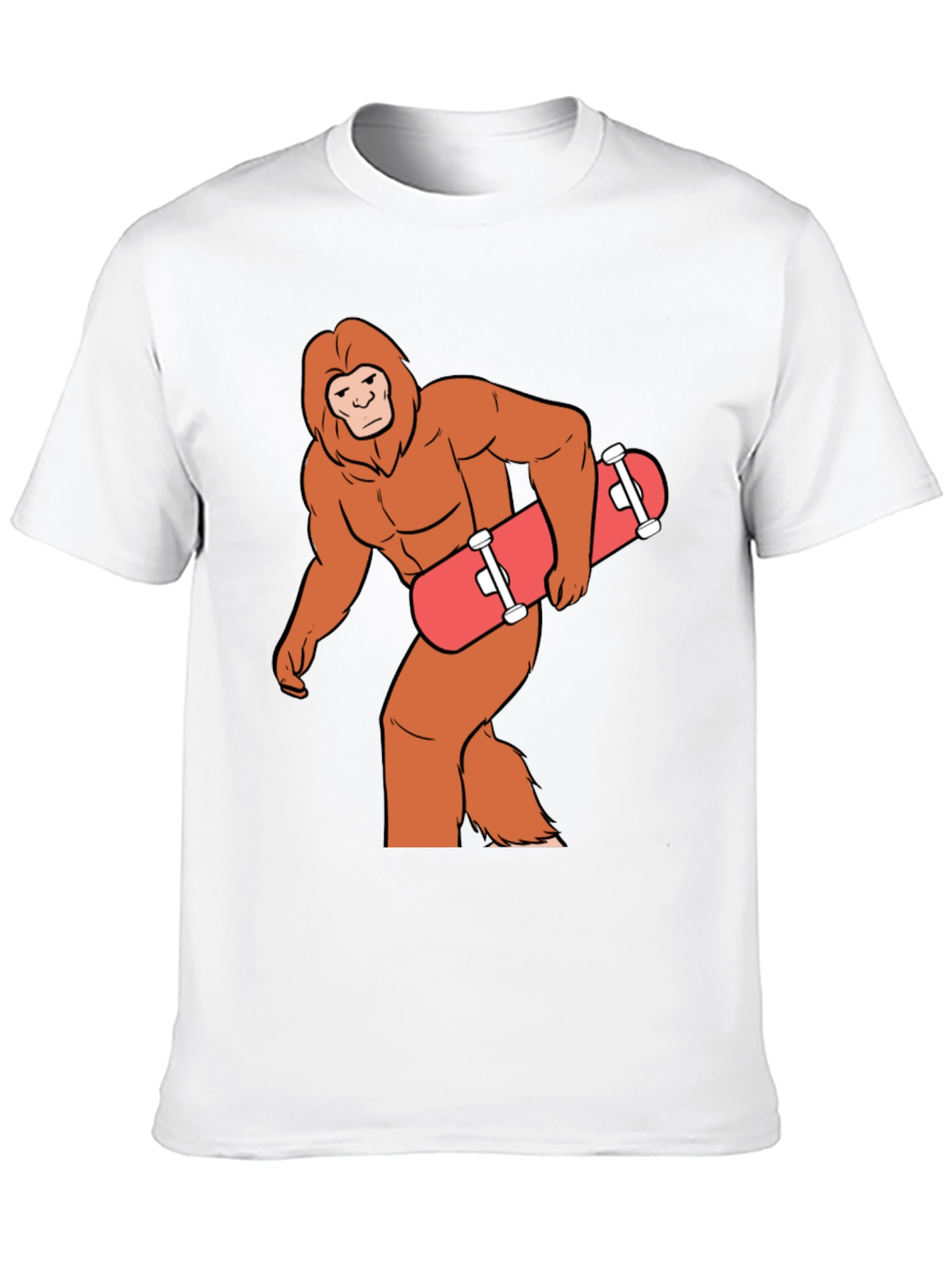 Sasquatch Skateboarding Graphic T-Shirt