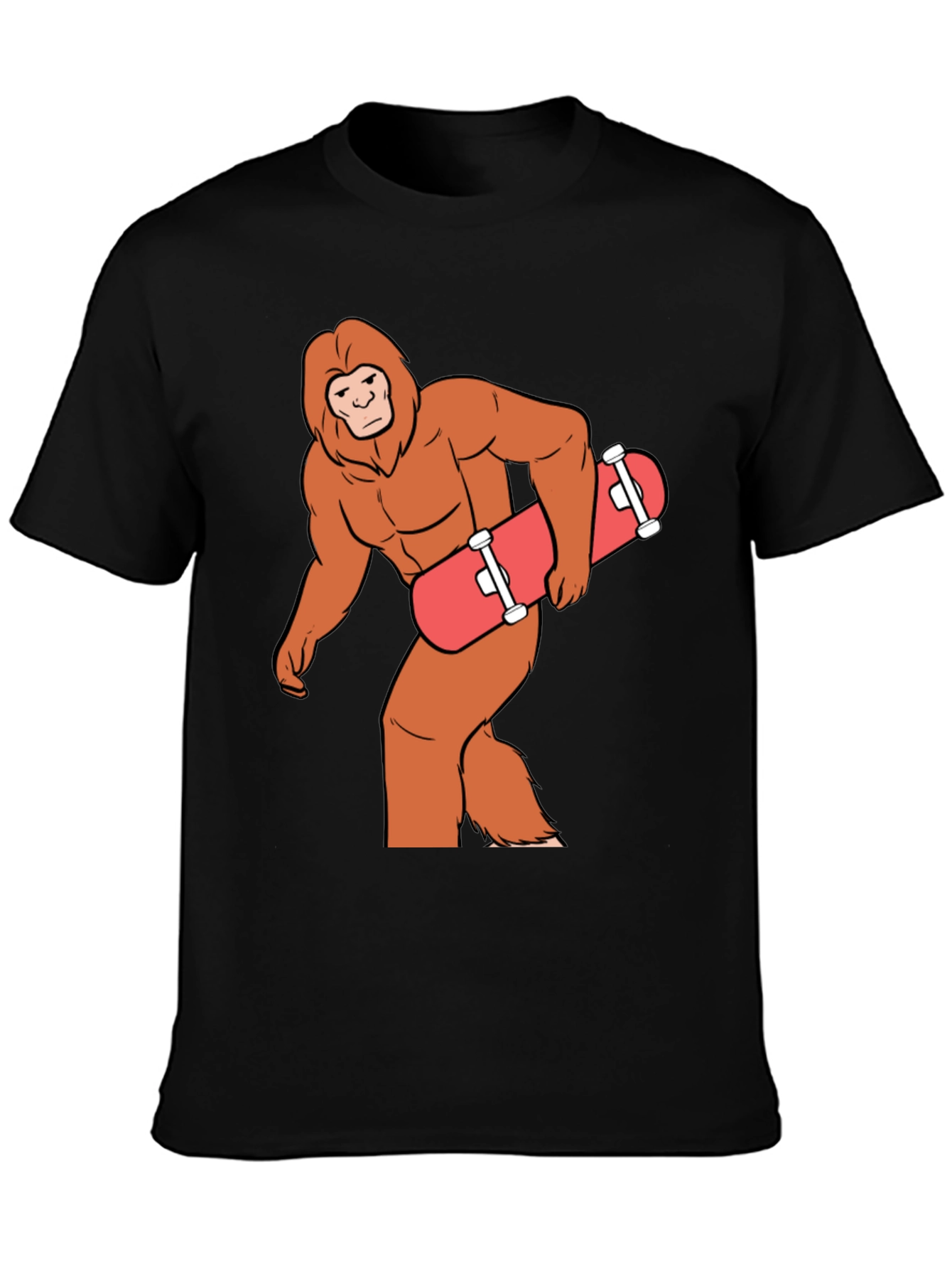 Sasquatch Skateboarding Graphic T-Shirt