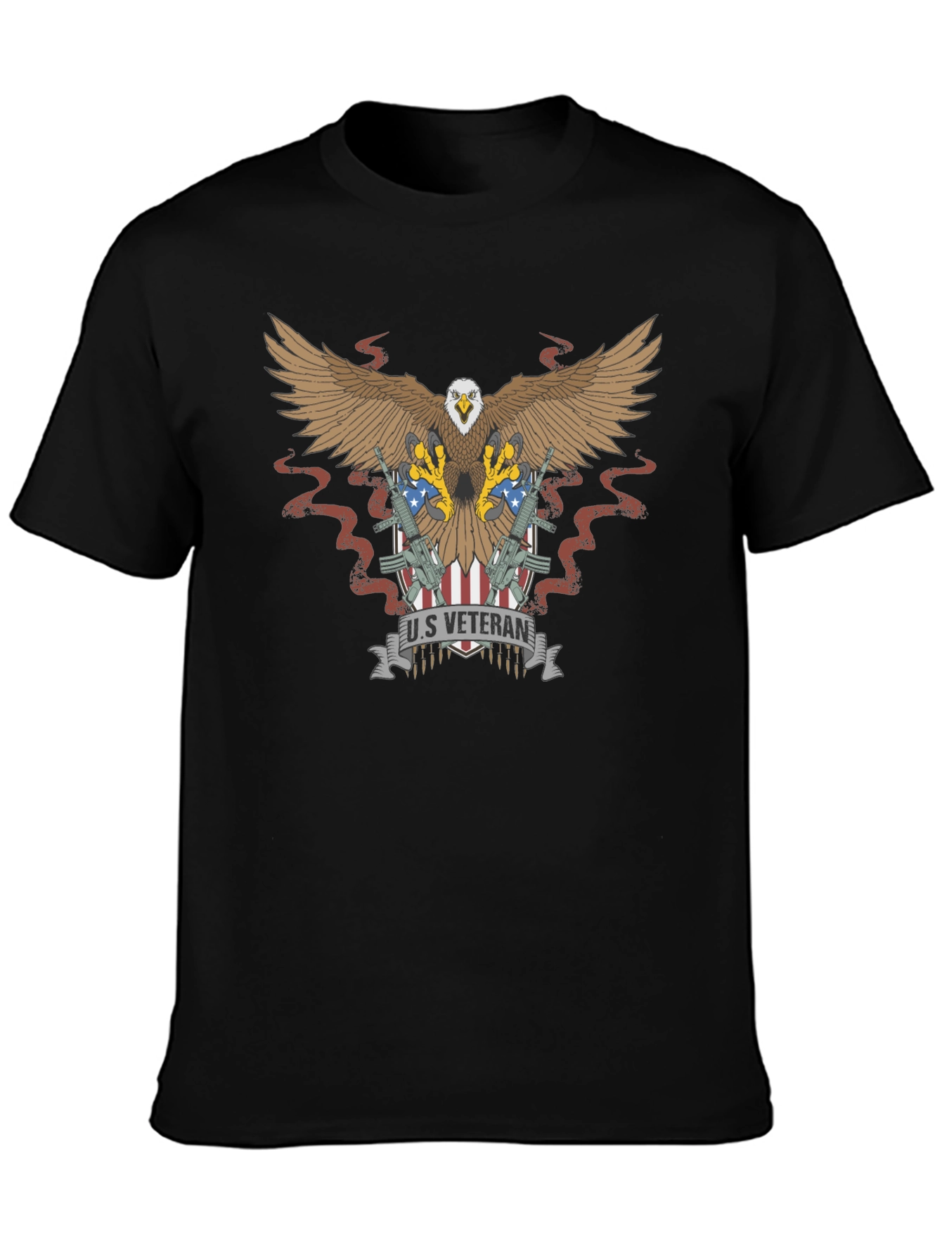 US Veteran Eagle Graphic T-Shirt