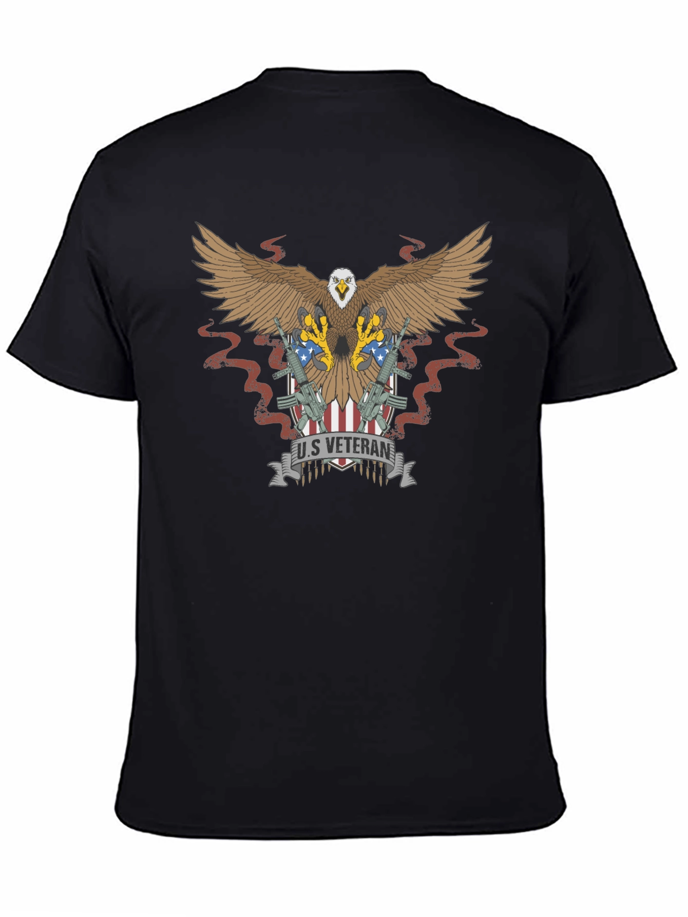 US Veteran Eagle Graphic T-Shirt