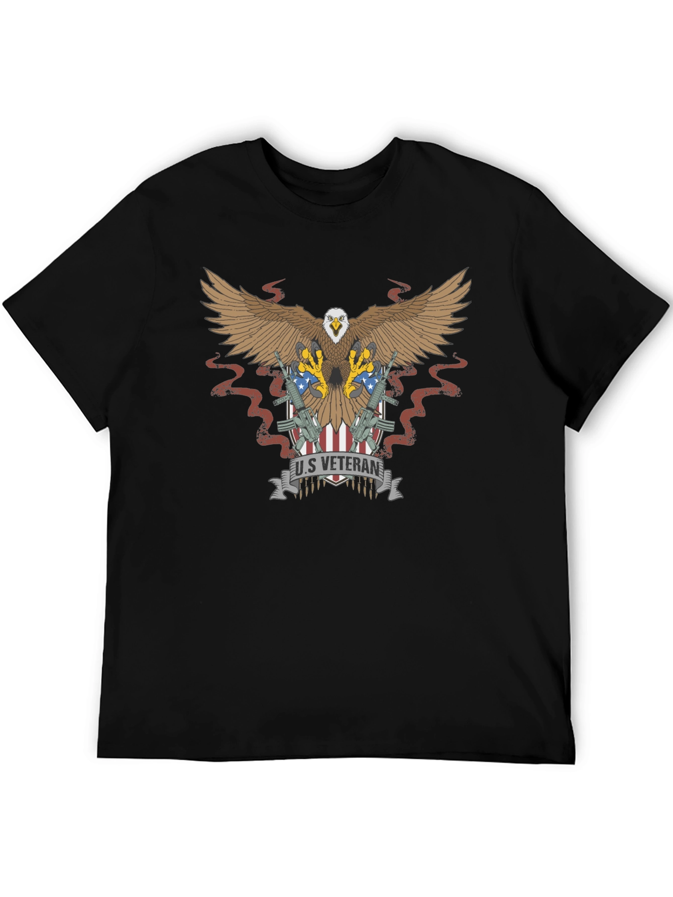 US Veteran Eagle Graphic T-Shirt