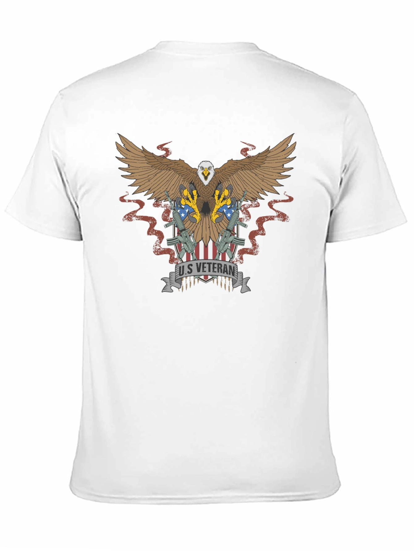 US Veteran Eagle Graphic T-Shirt