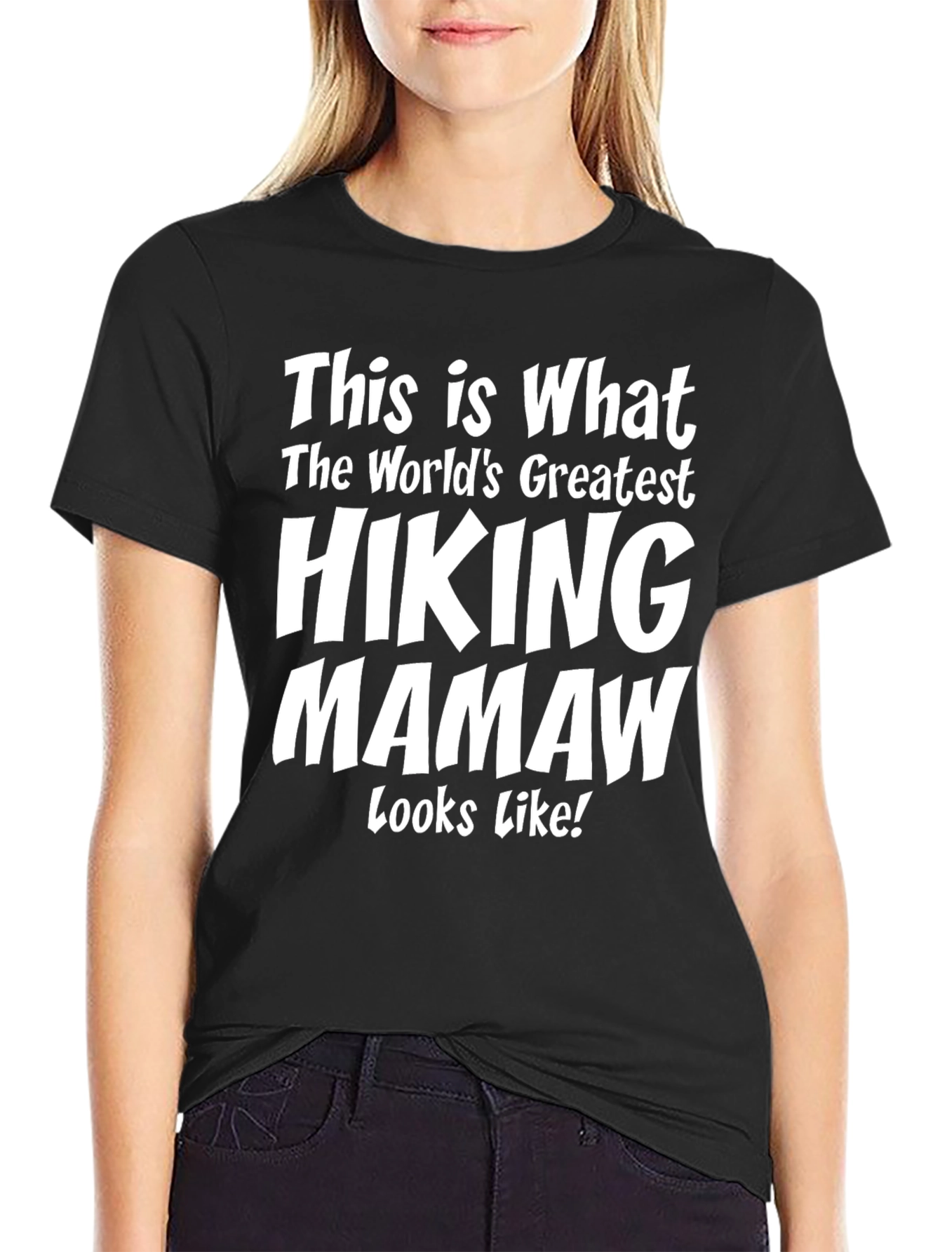 Hiking Mamaw T-Shirt - Worlds Greatest Hiker