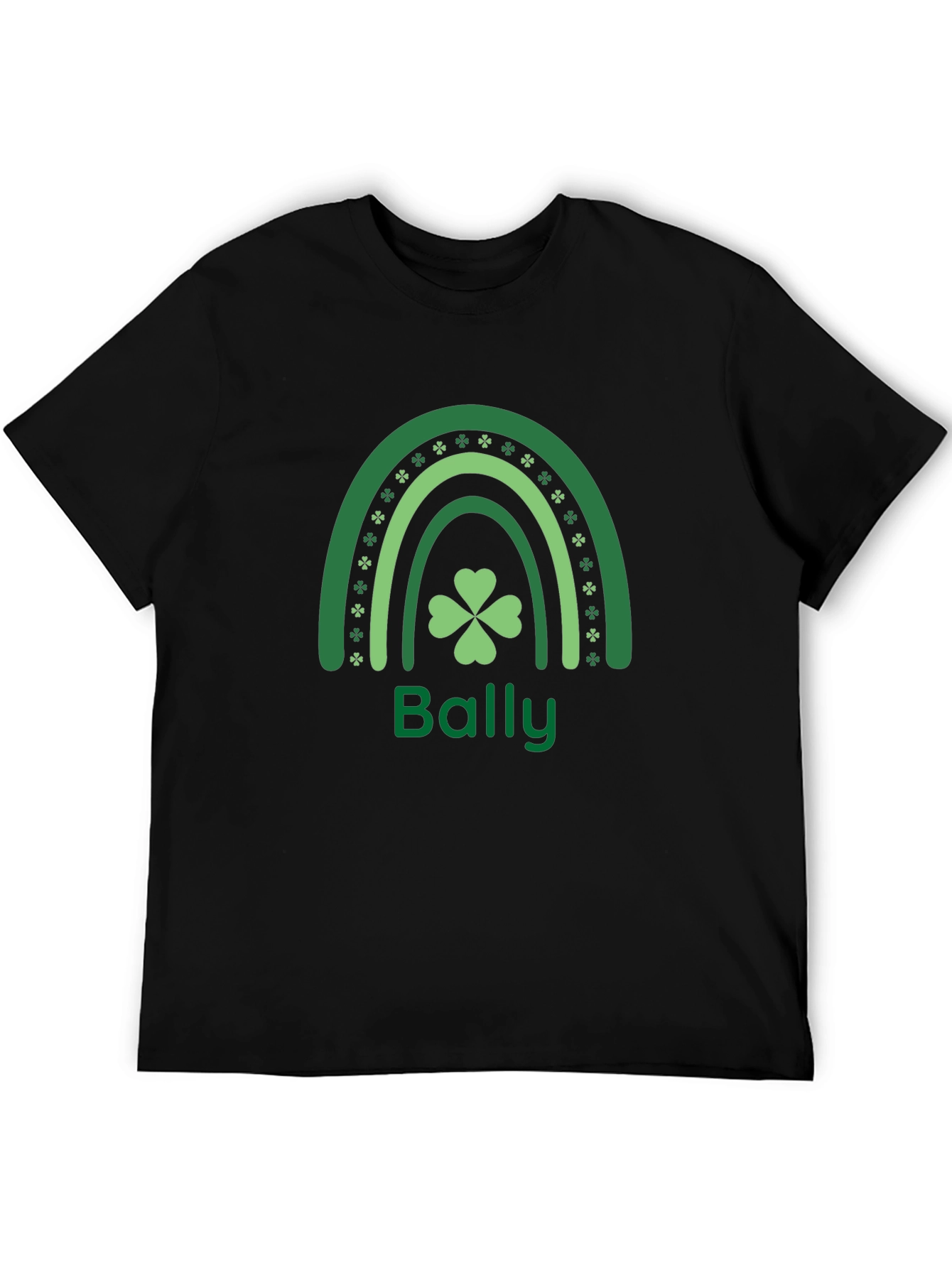 Bally St. Patricks Day Rainbow Clover T-Shirt