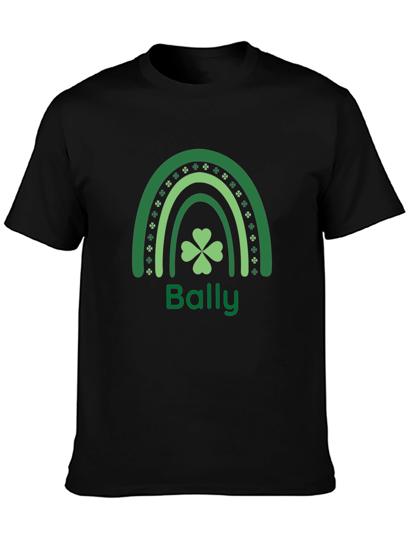 Bally St. Patricks Day Rainbow Clover T-Shirt