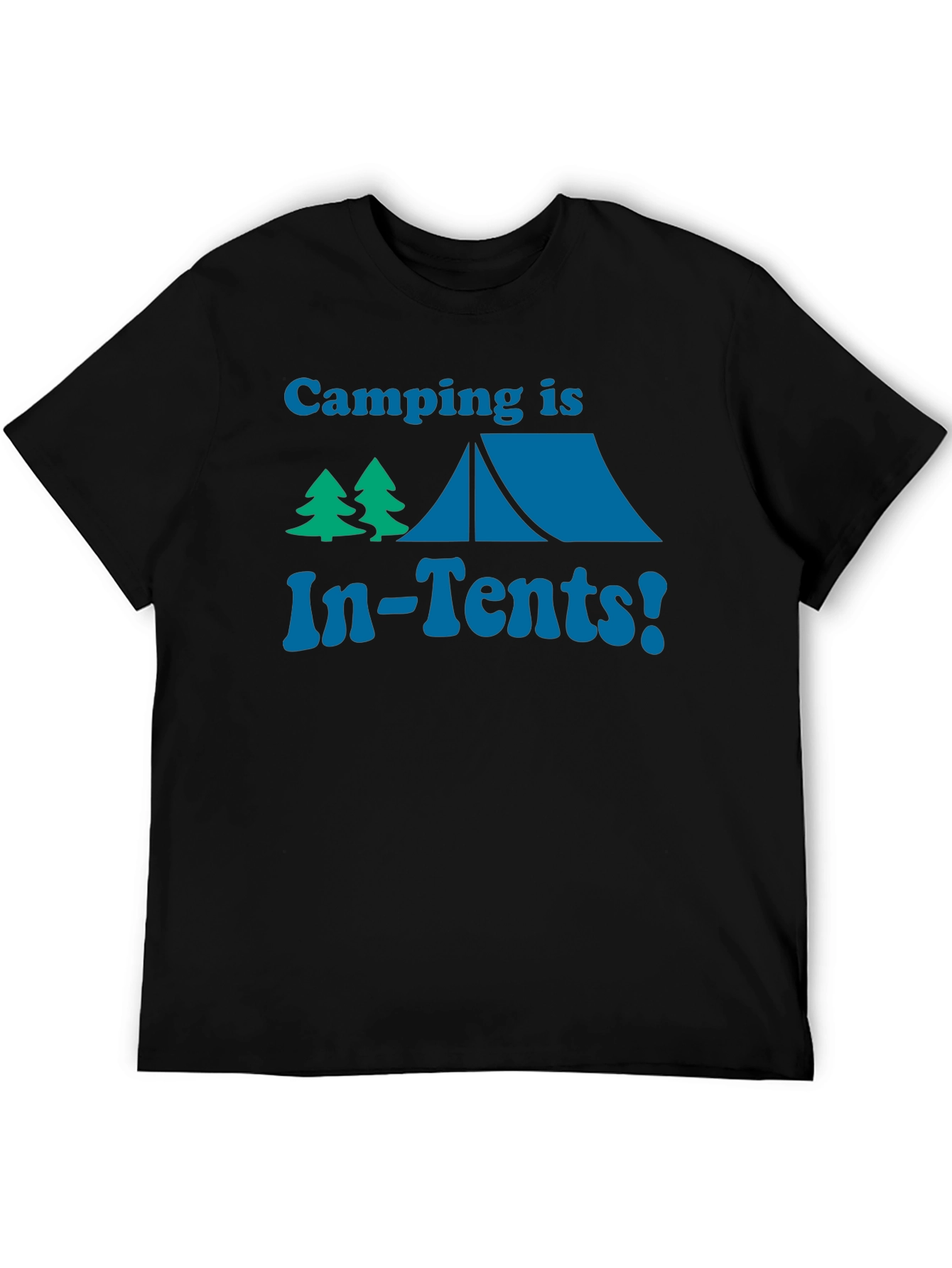 Camping Is In-Tents! Funny Graphic Tee
