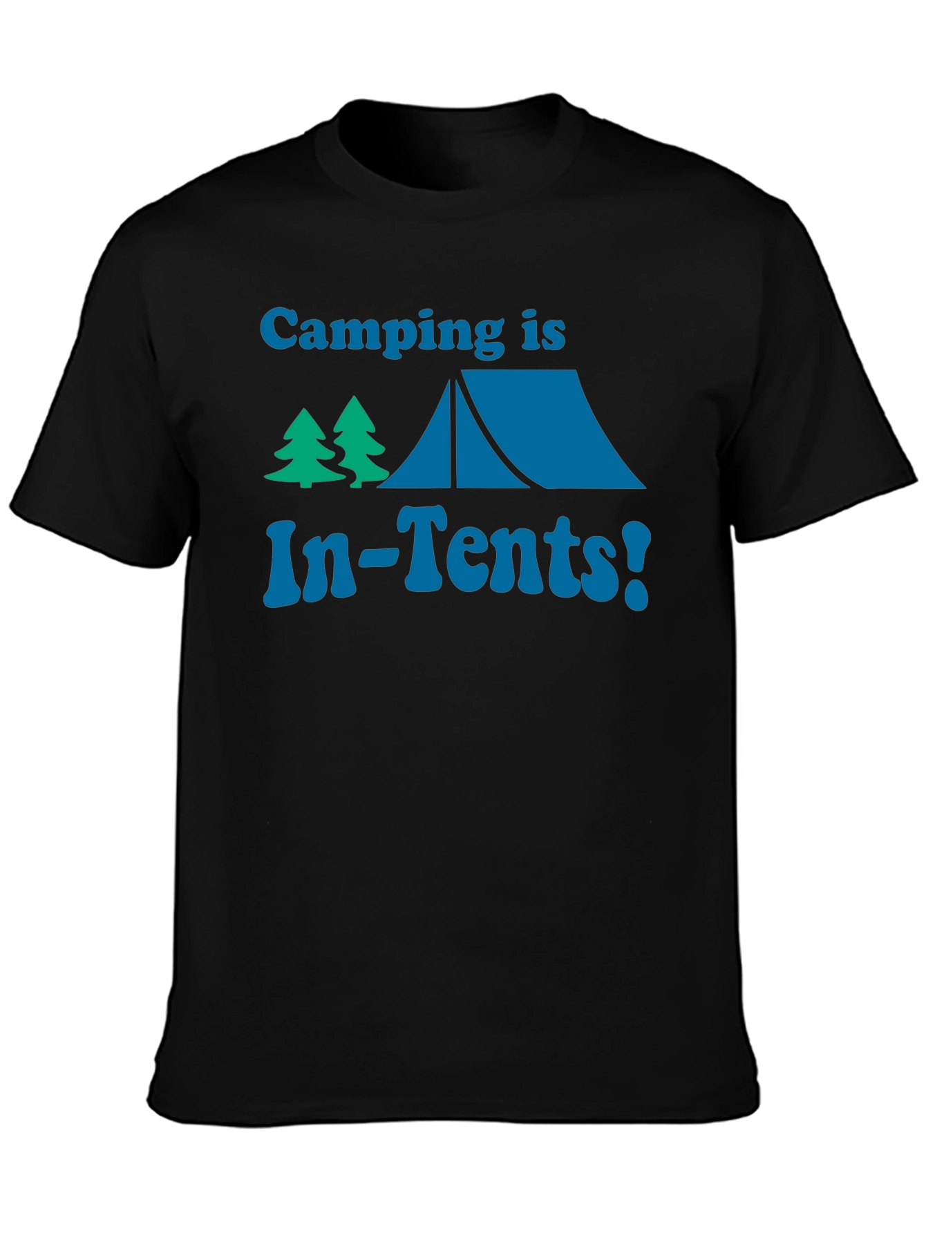 Camping Is In-Tents! Funny Graphic Tee