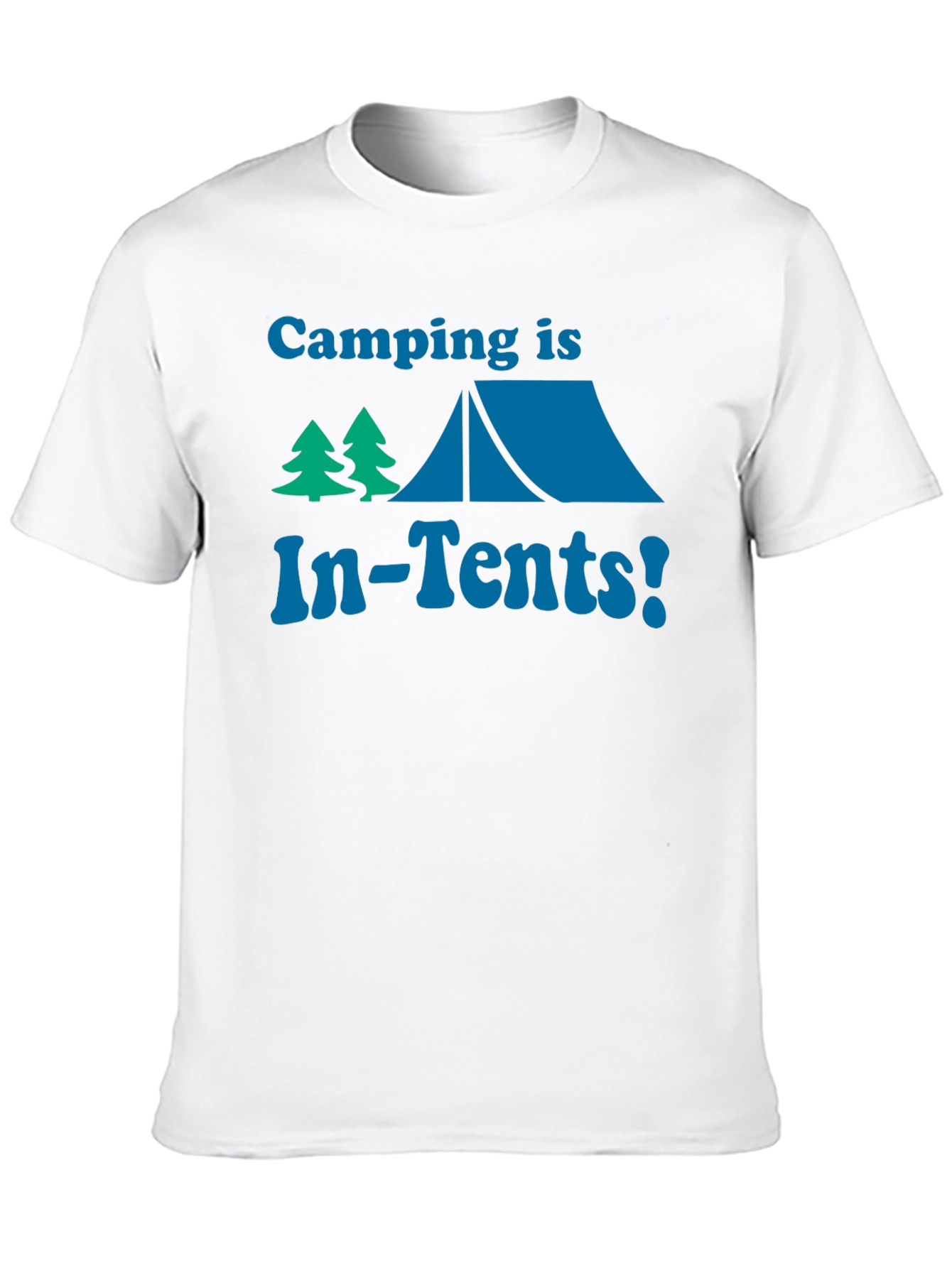 Camping Is In-Tents! Funny Graphic Tee