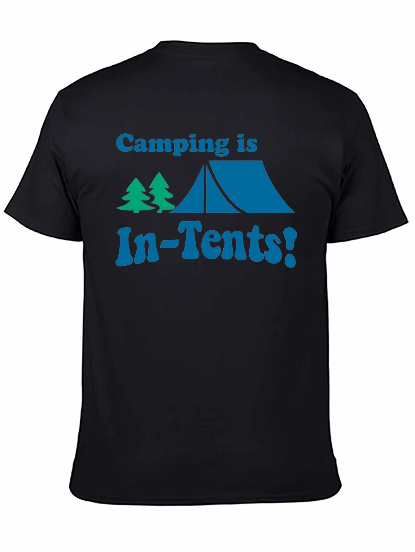 Camping Is In-Tents! Funny Graphic Tee