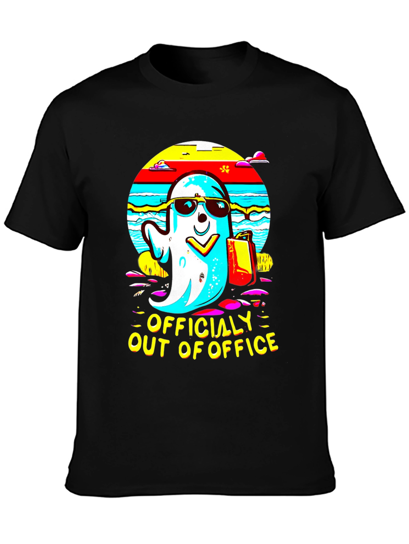 Officially Out of Office Ghost T-Shirt