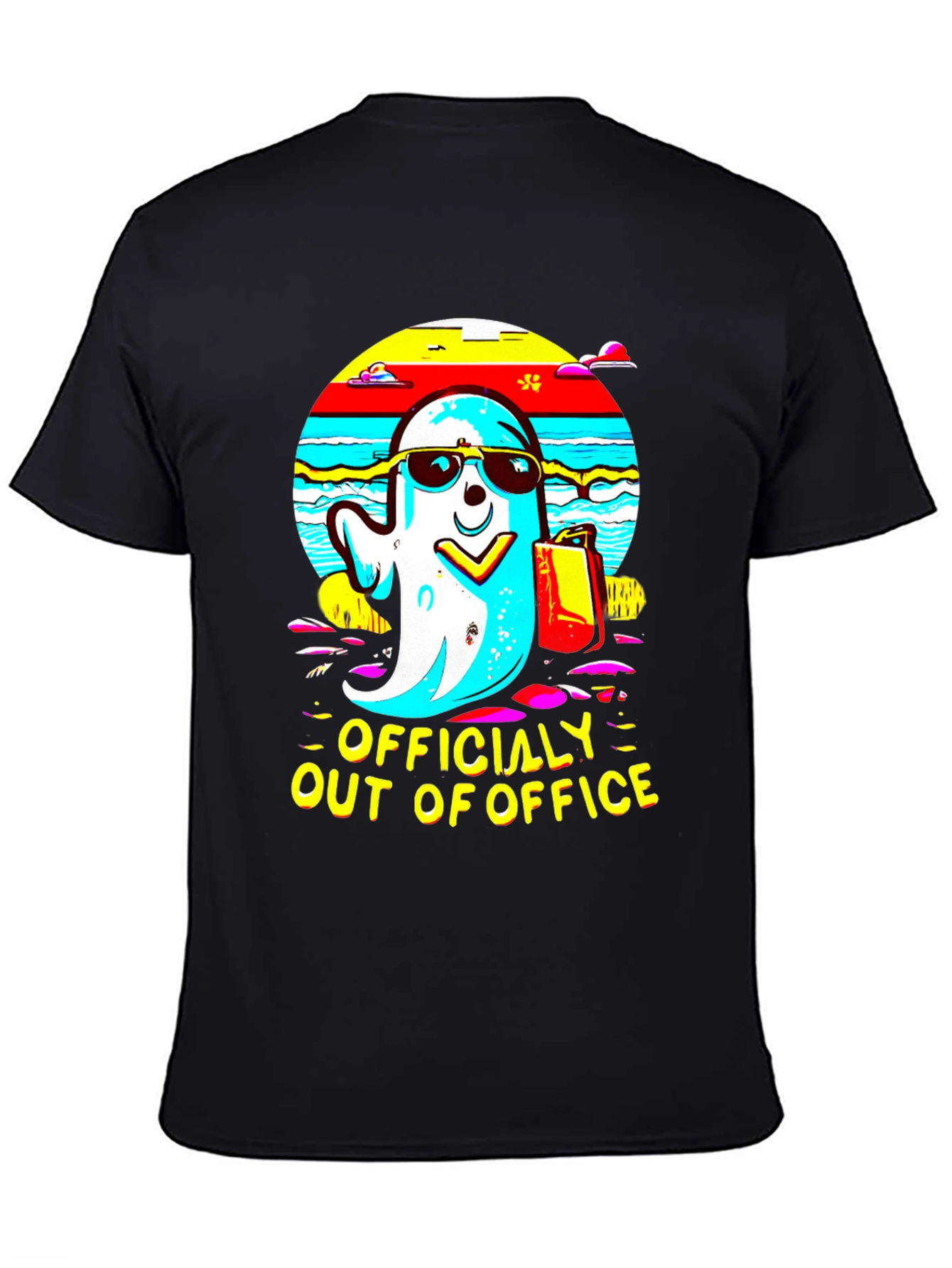 Officially Out of Office Ghost T-Shirt