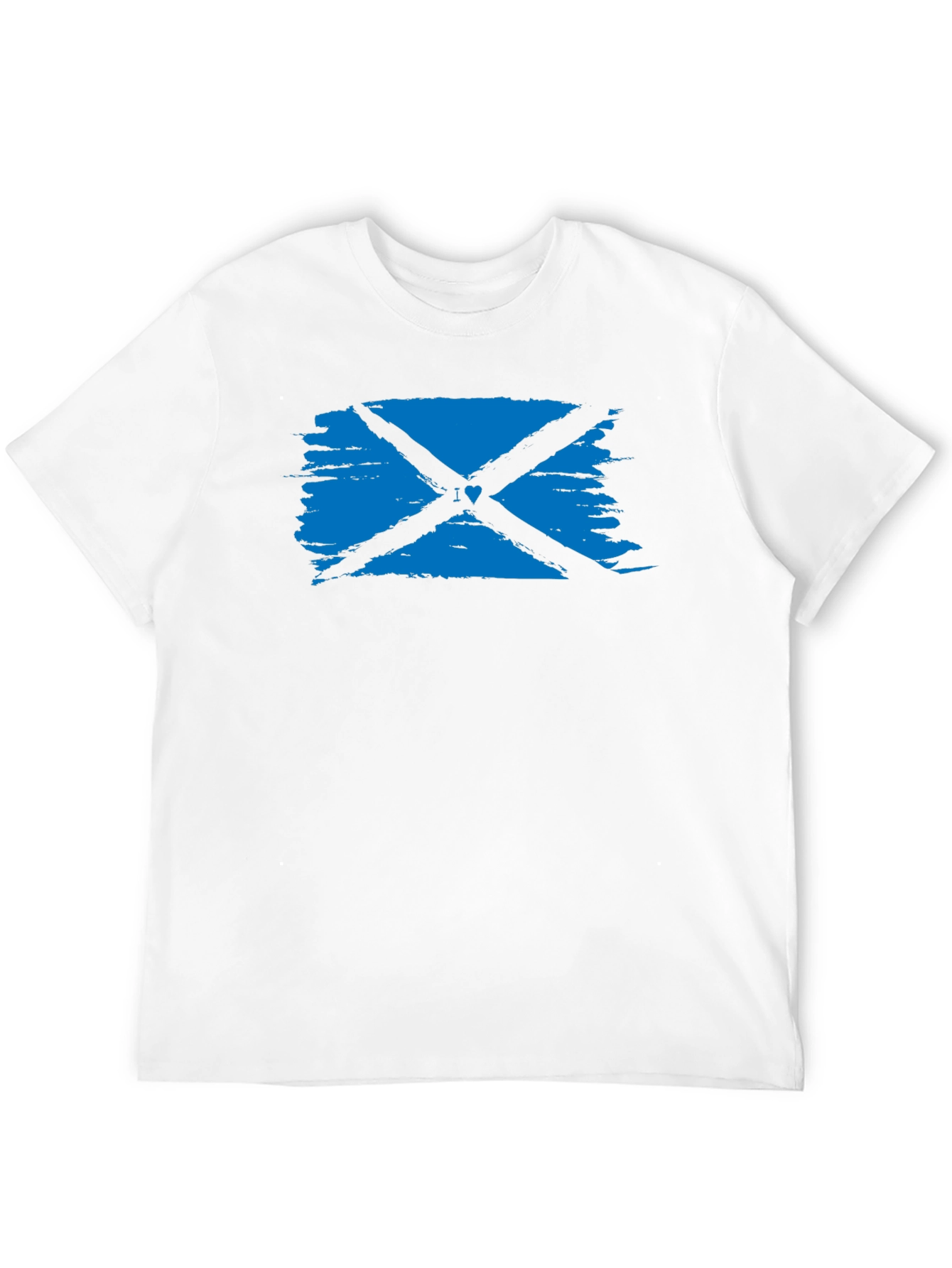 Scottish Flag Black T-Shirt