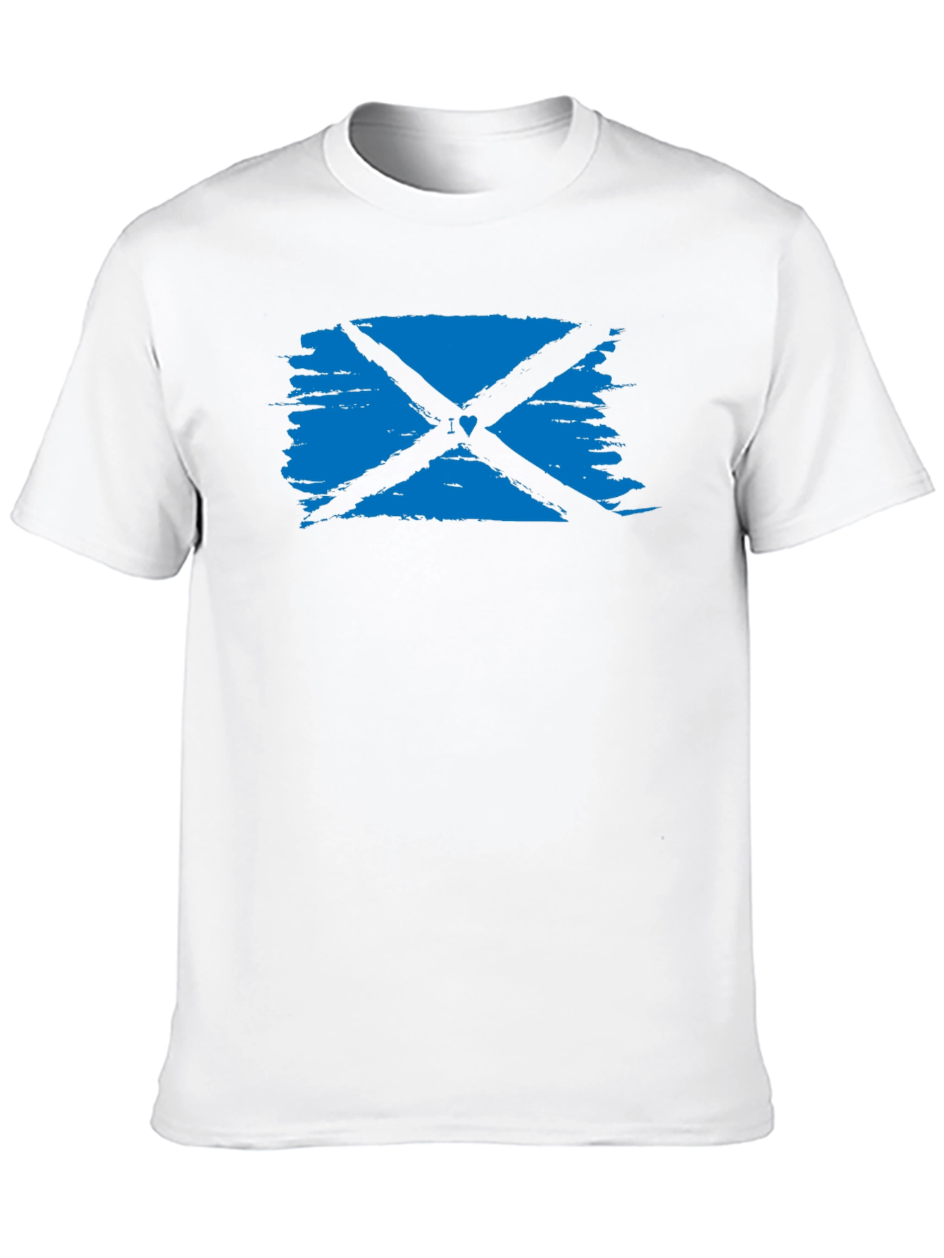 Scottish Flag Black T-Shirt