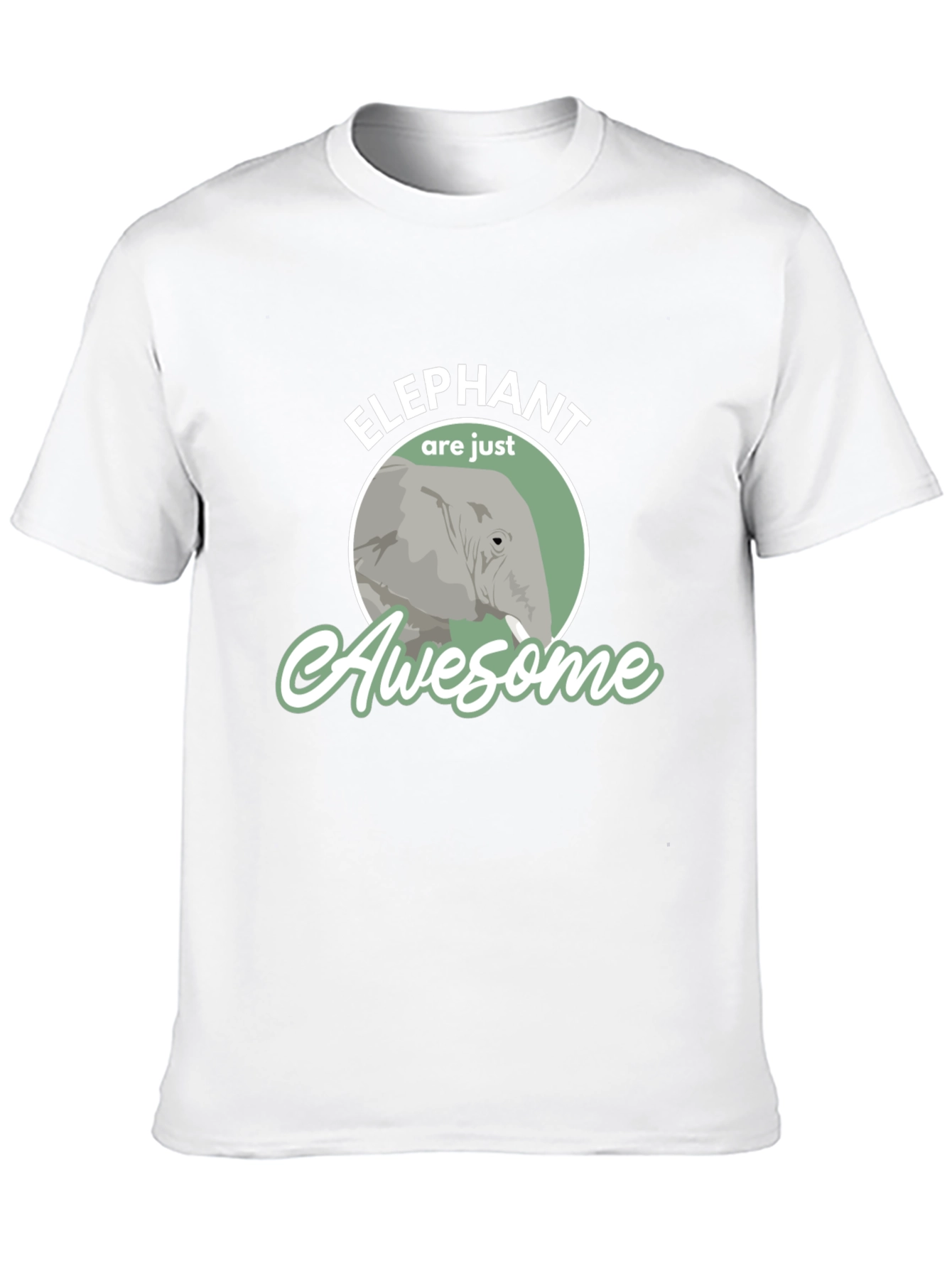 Elephant Are Just Awesome Graphic T-Shirt