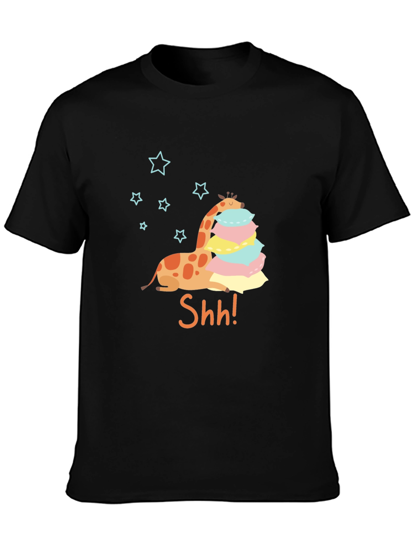 Giraffe Shh! Graphic Tee - Cute & Comfy T-Shirt