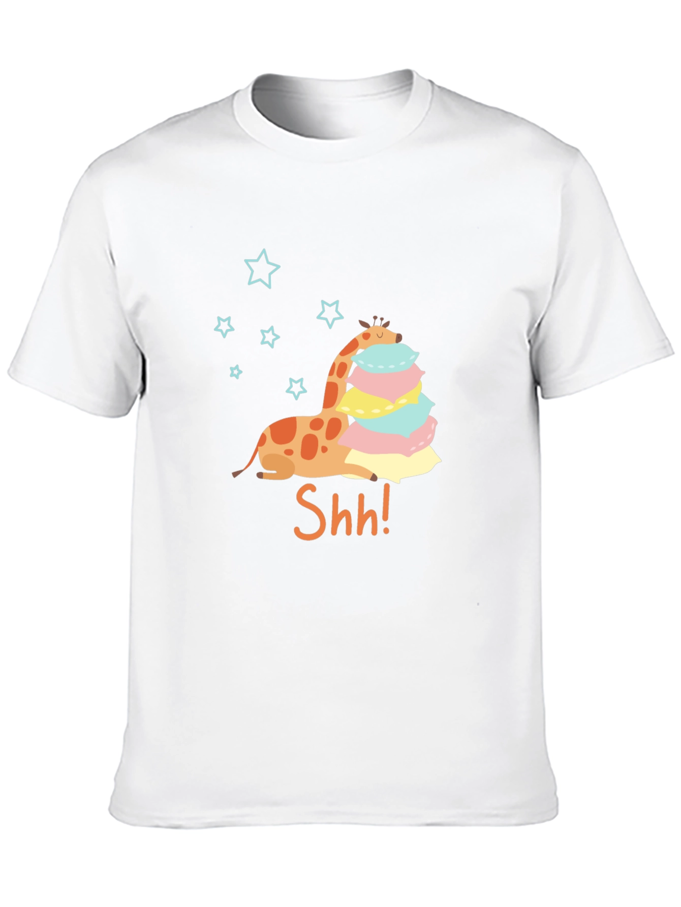 Giraffe Shh! Graphic Tee - Cute & Comfy T-Shirt
