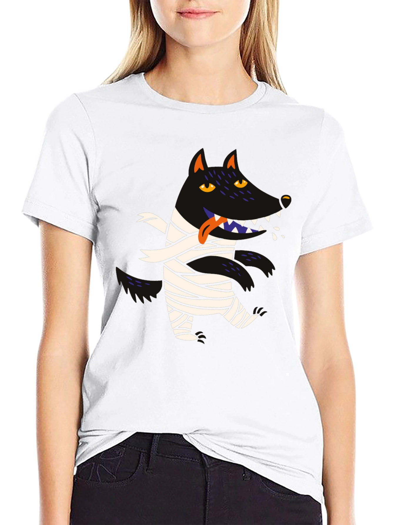 Monster Mummy Graphic Tee - Halloween Apparel