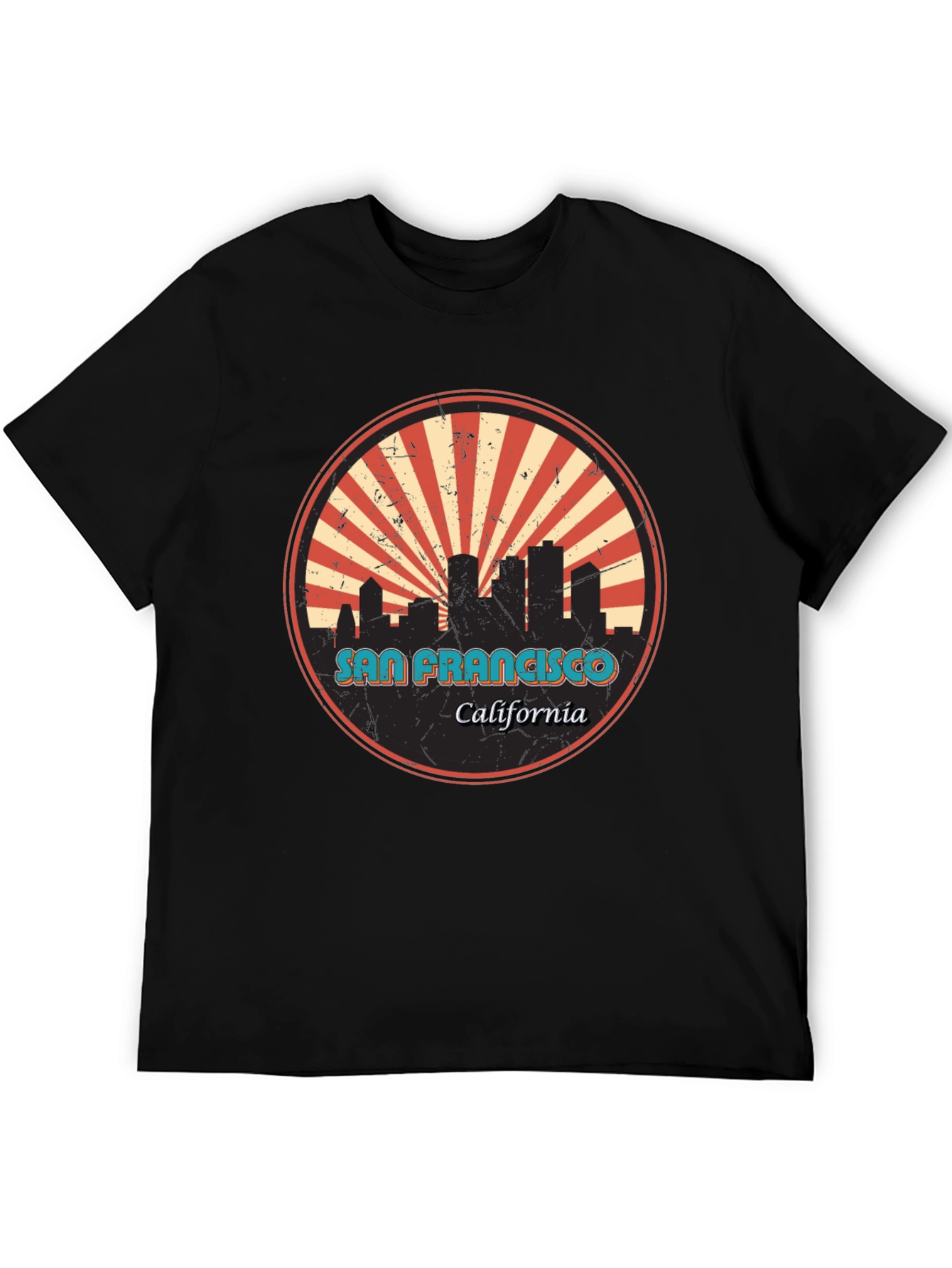 Retro San Francisco Skyline T-Shirt - City Pride