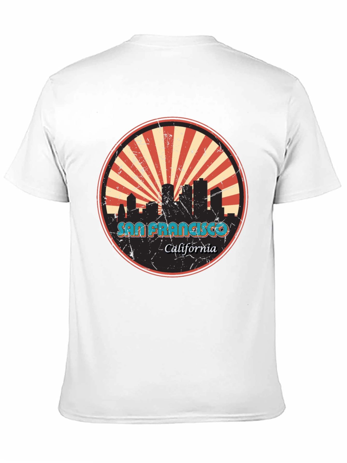Retro San Francisco Skyline T-Shirt - City Pride