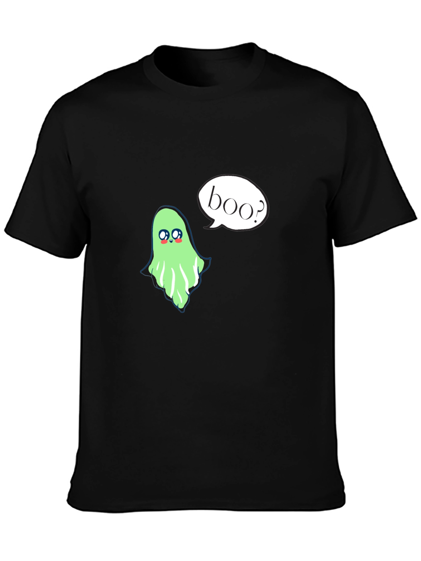 Boo Ghost Graphic T-Shirt - Spooky & Fun