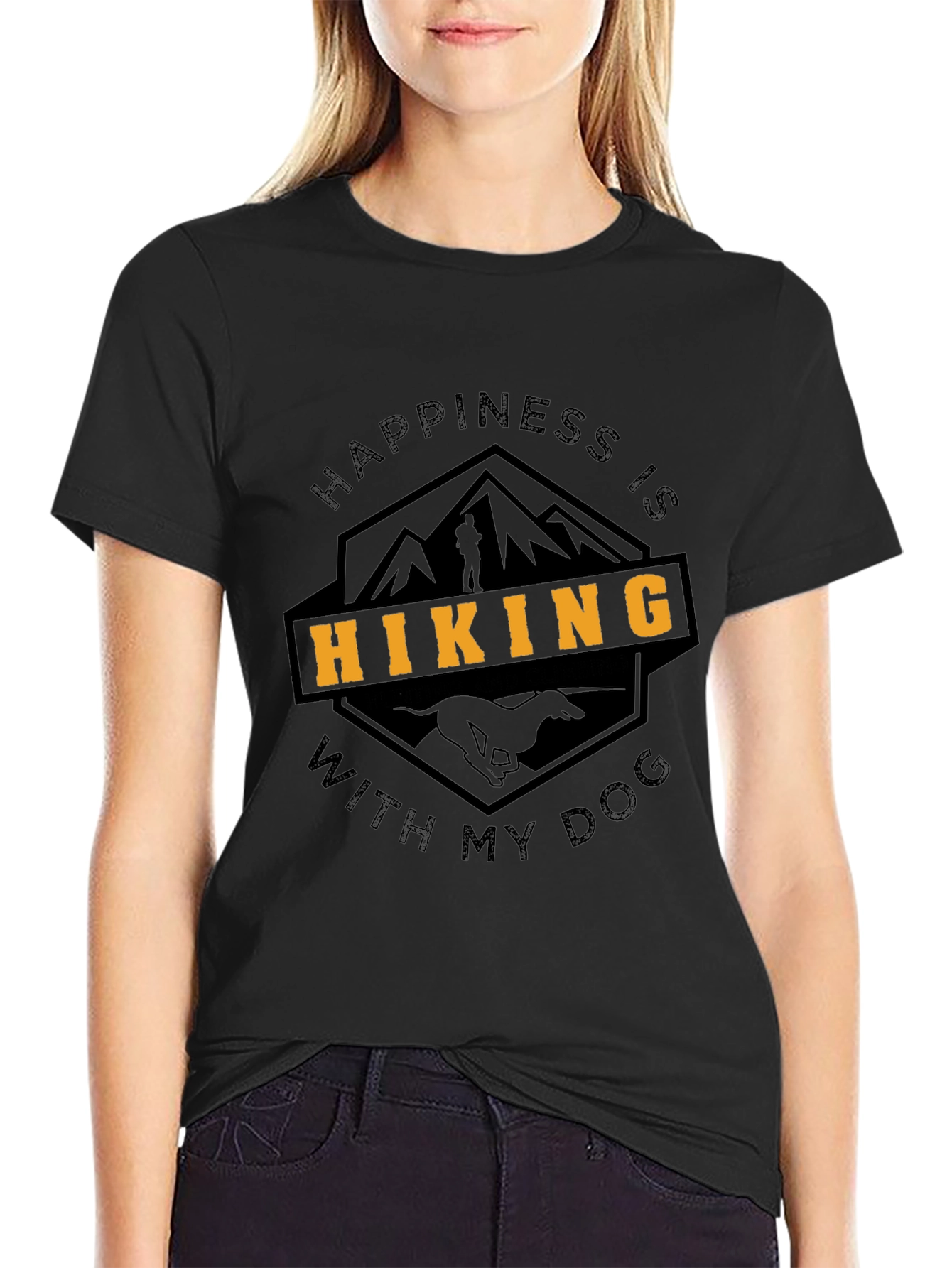 Hiking with My Dog T-Shirt
