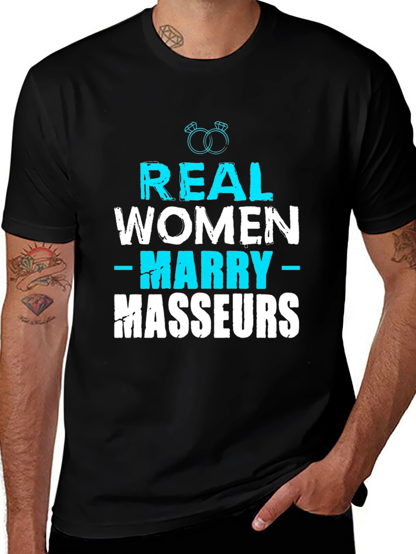 Real Women Marry Masseurs Graphic Tee