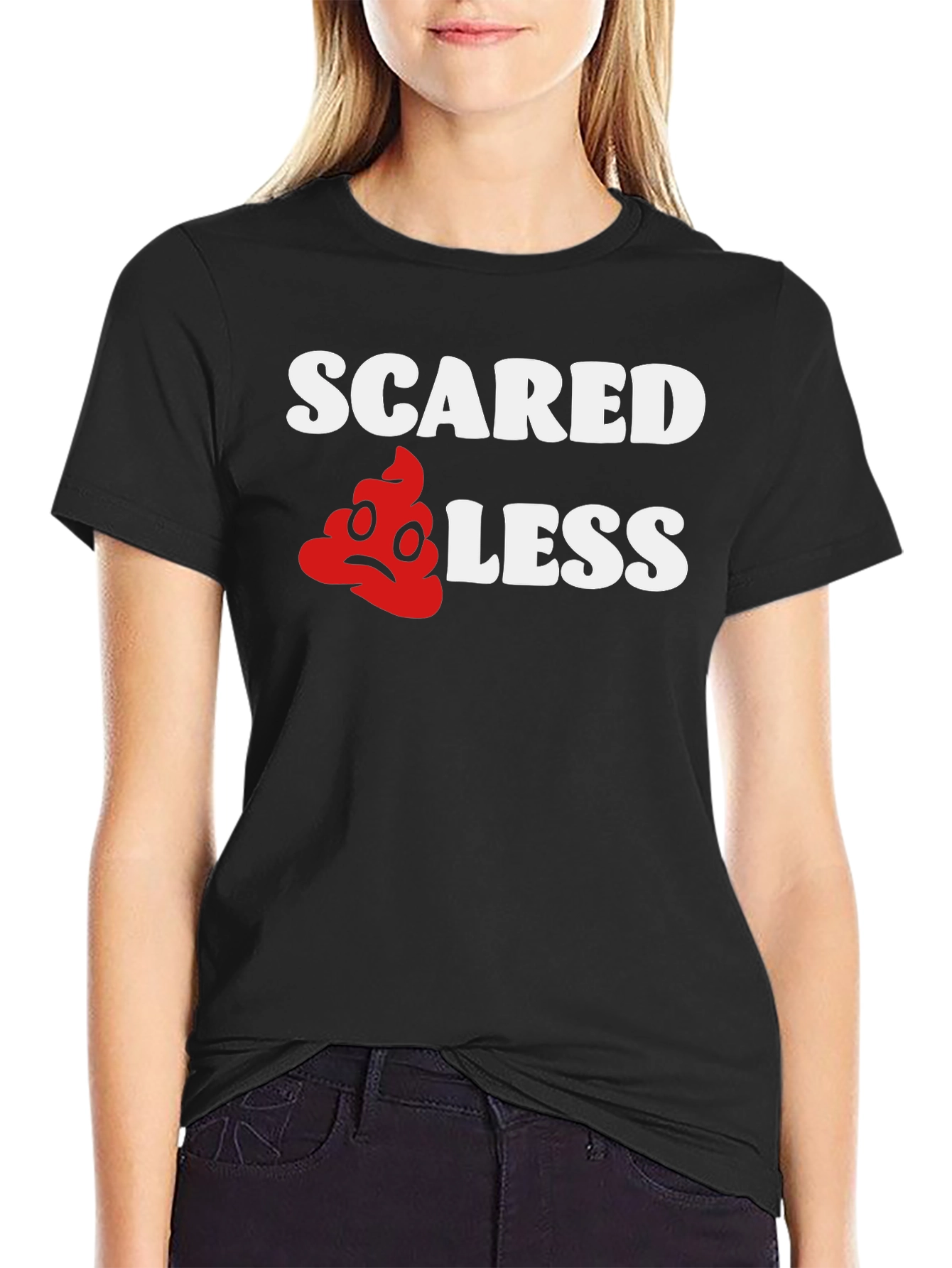 Scared Less Funny Graphic T-Shirt