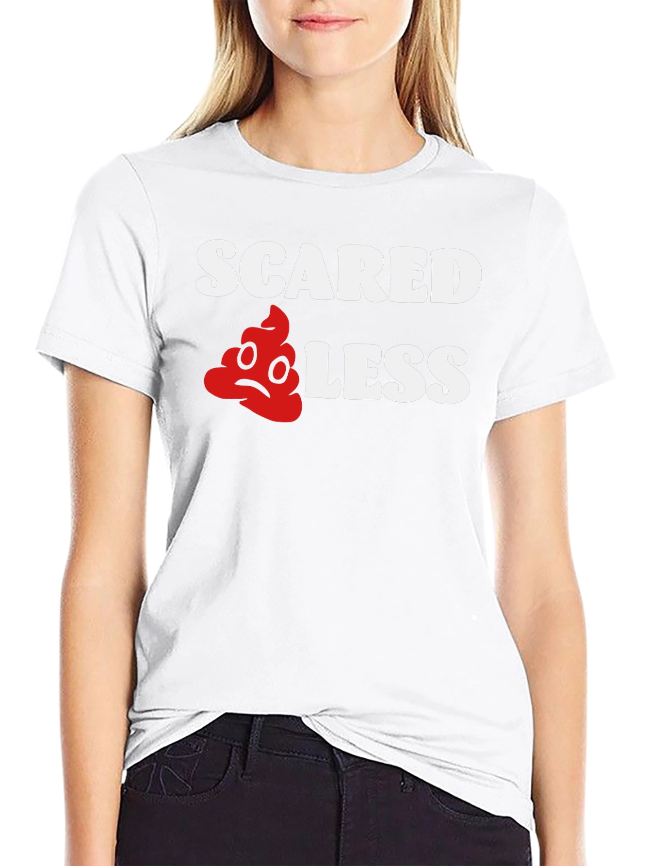Scared Less Funny Graphic T-Shirt
