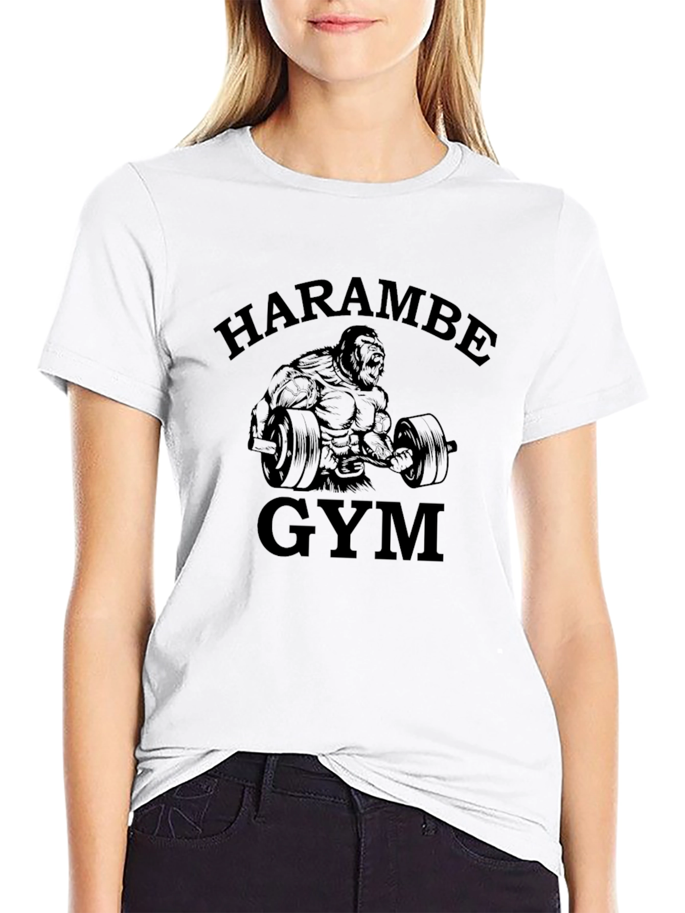 Harambe Gym Black T-Shirt