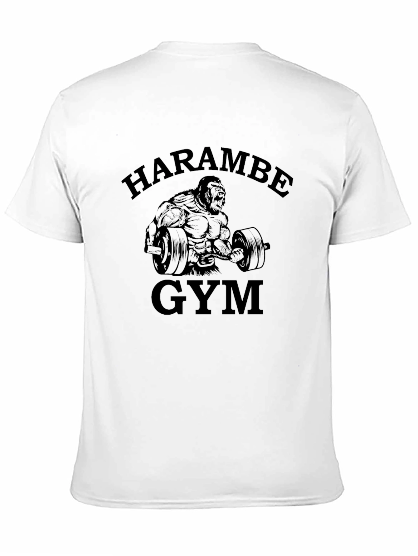 Harambe Gym Black T-Shirt