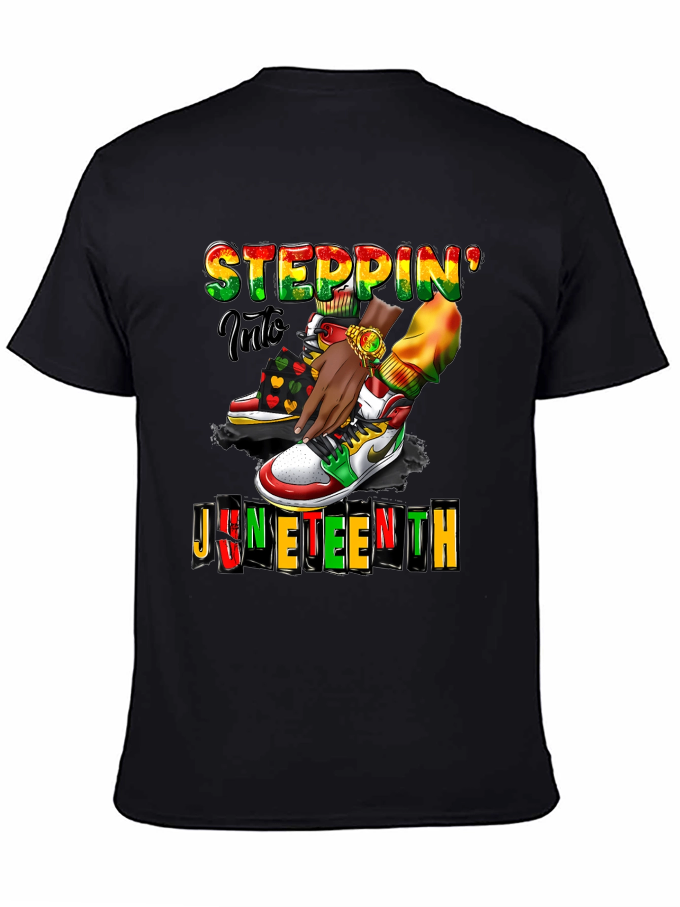 Juneteenth Steppin Into Freedom T-Shirt