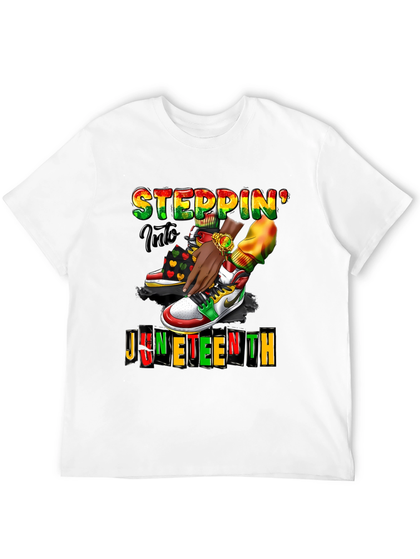 Juneteenth Steppin Into Freedom T-Shirt