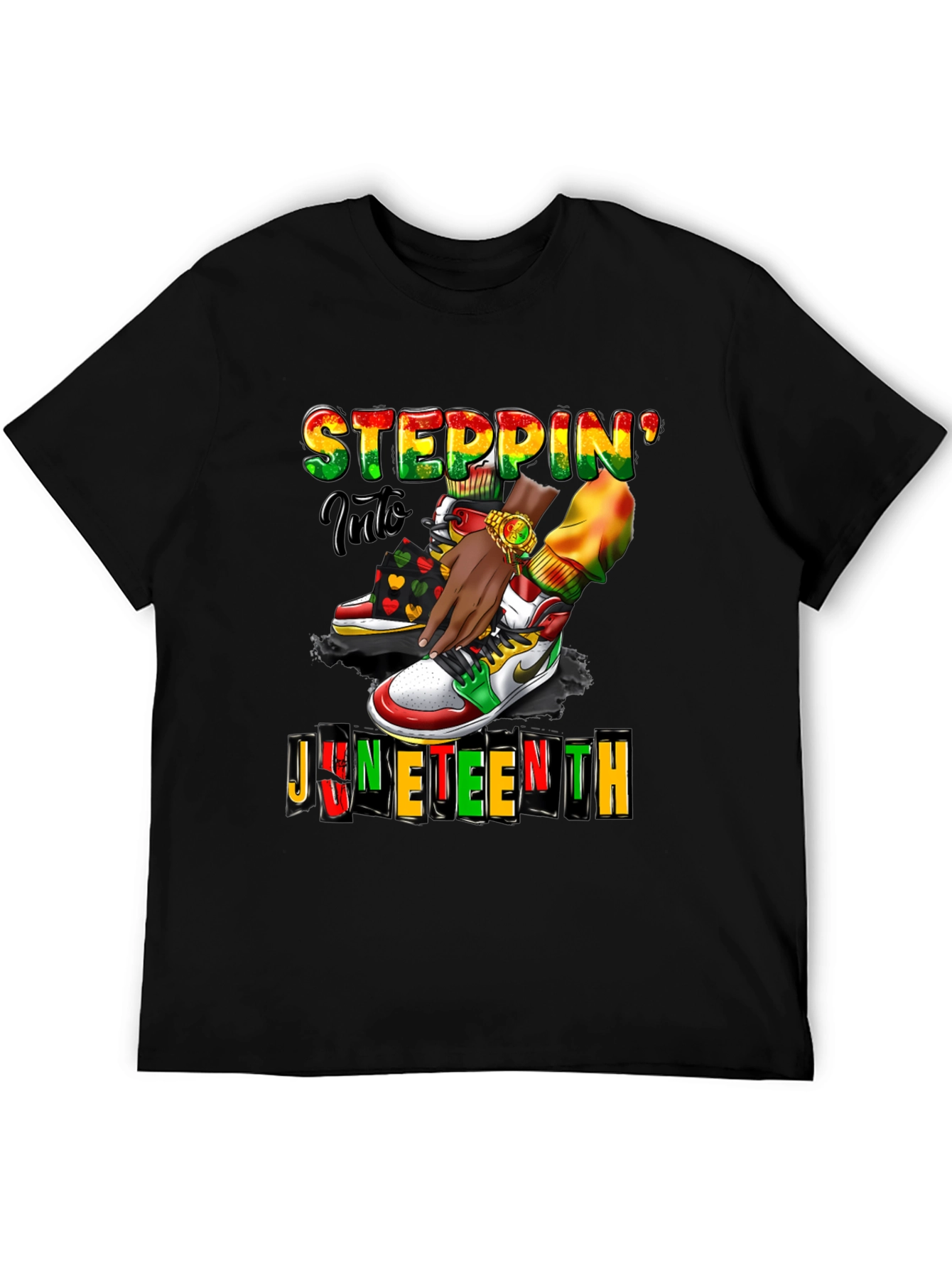 Juneteenth Steppin Into Freedom T-Shirt