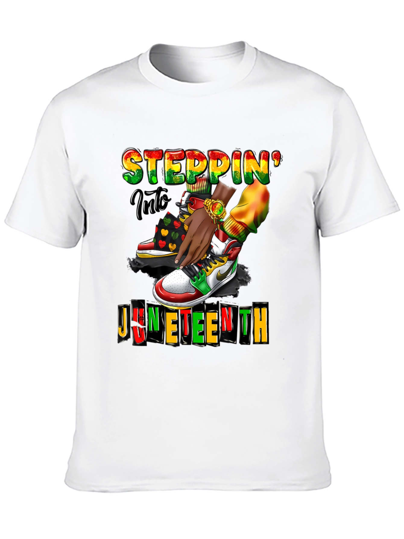 Juneteenth Steppin Into Freedom T-Shirt