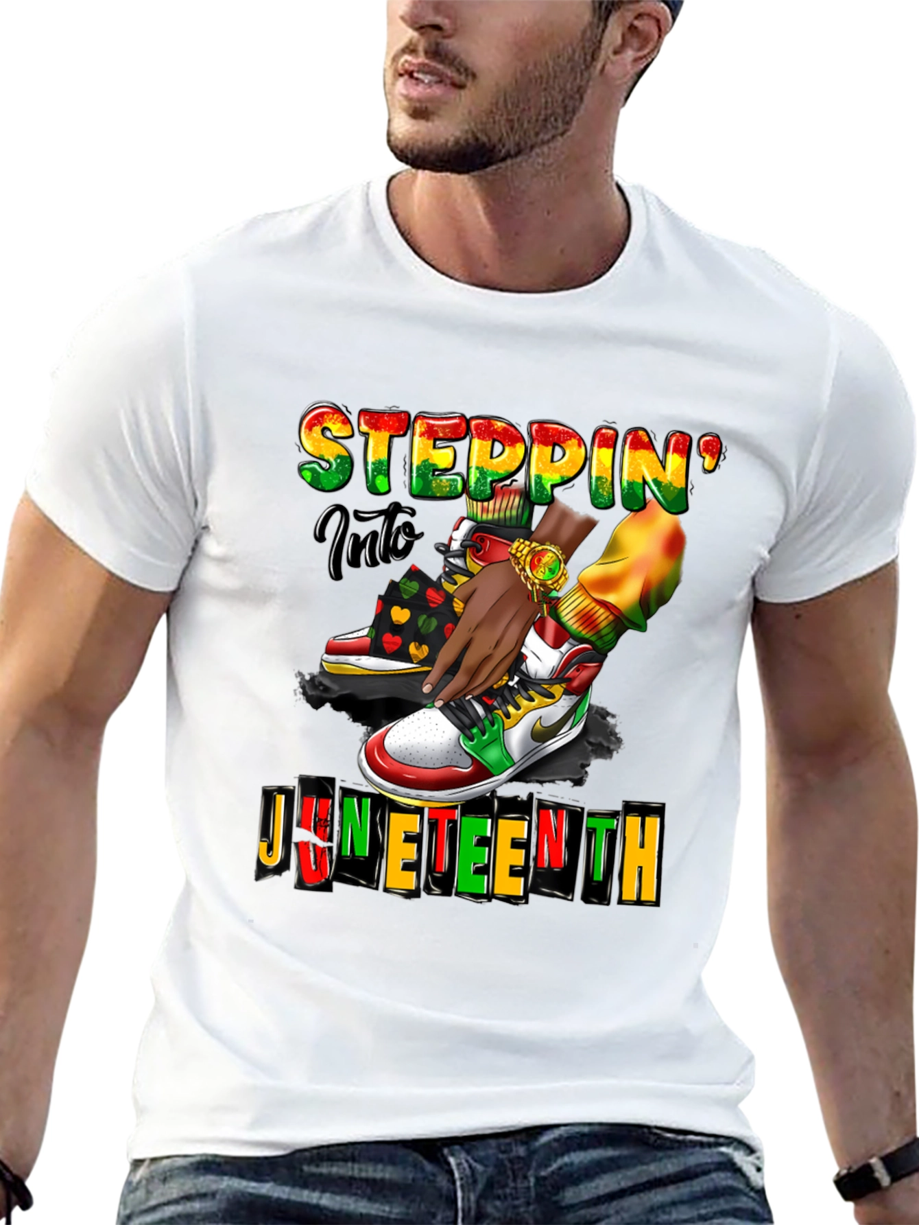 Juneteenth Steppin Into Freedom T-Shirt
