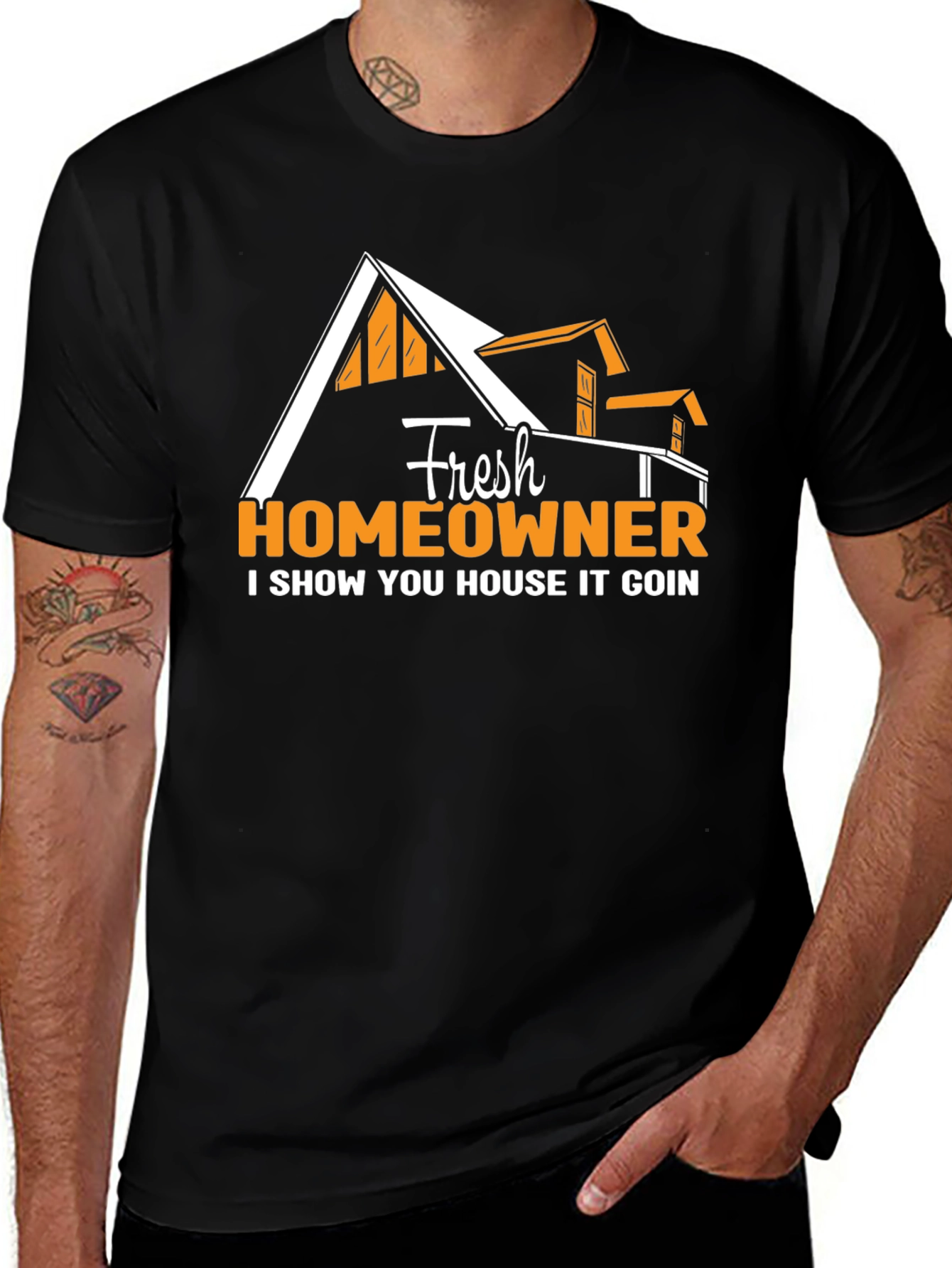 Fresh Homeowner T-Shirt Real Estate House Graphic Tee