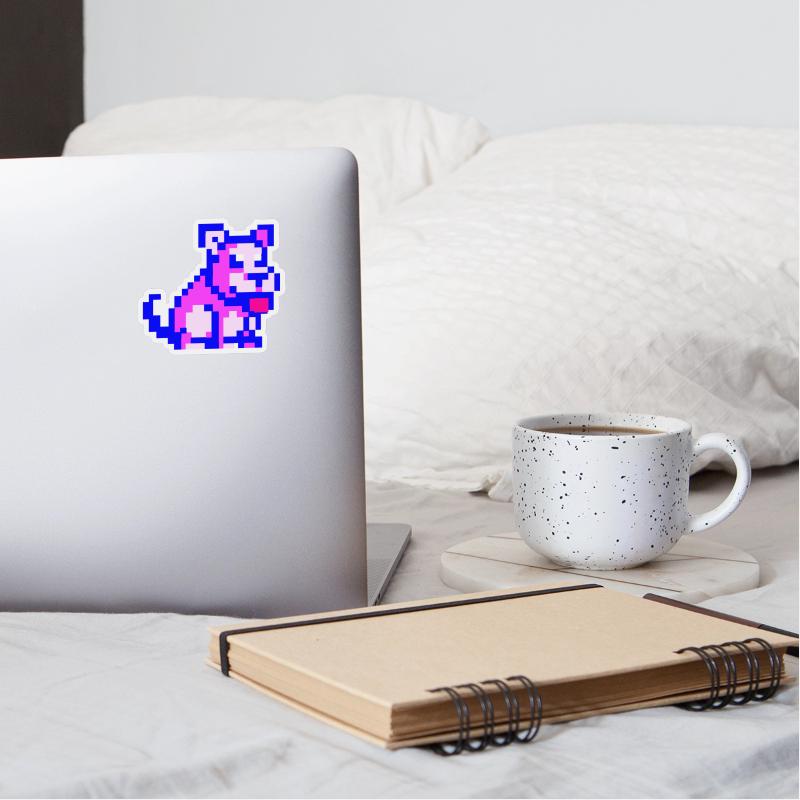 dog pixel pink
