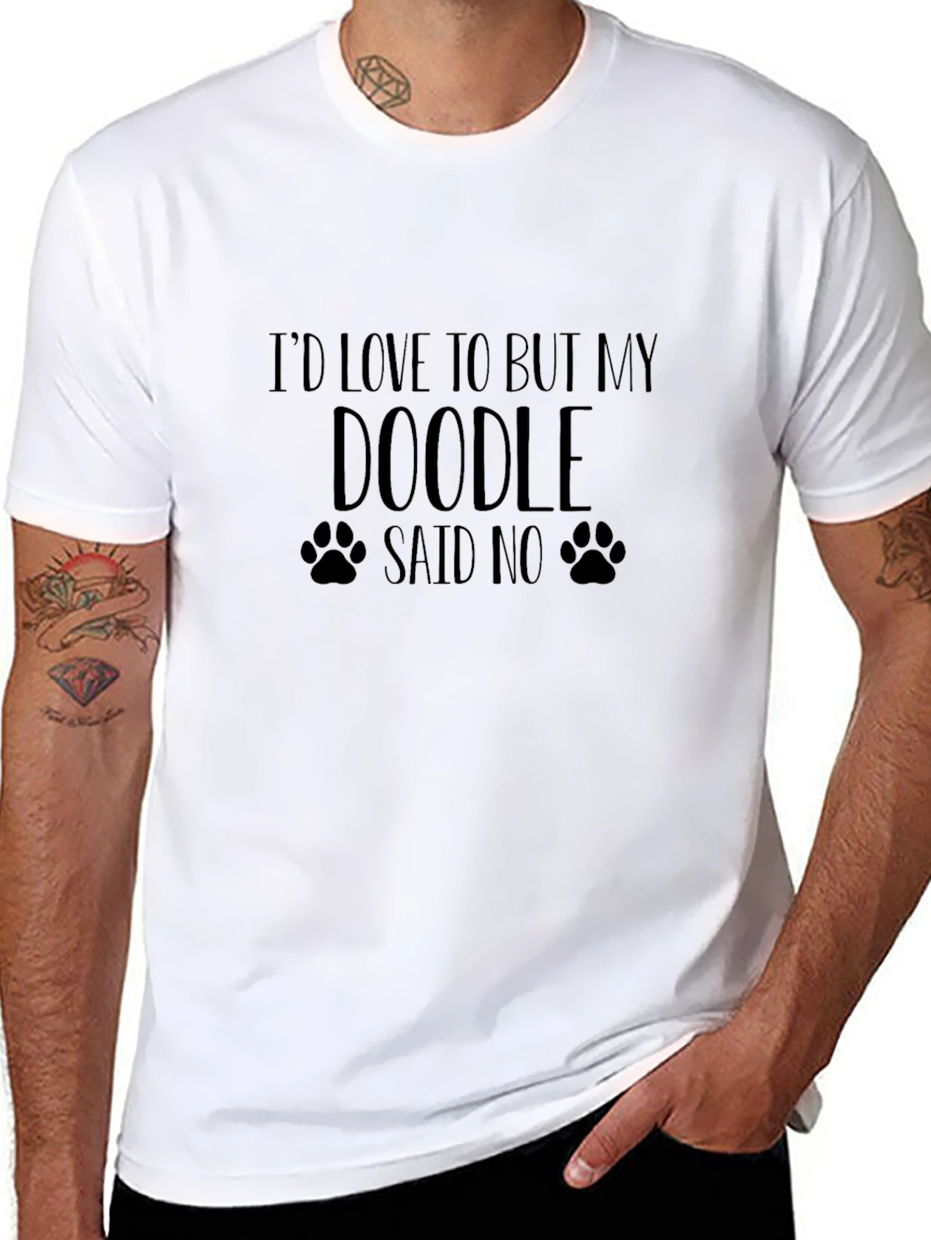 Doodle Said No T-Shirt - Dog Lover Tee