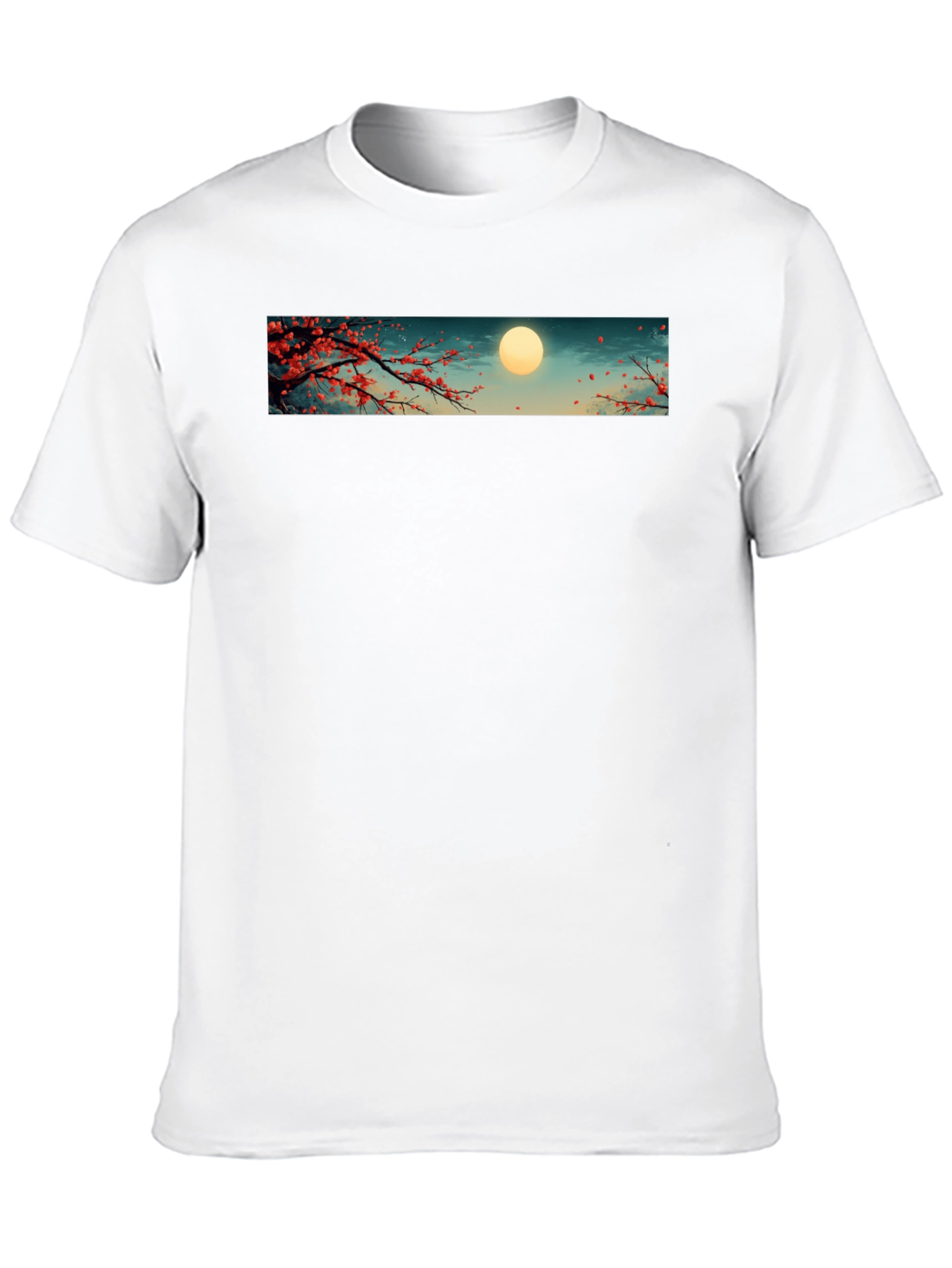 Sakura Moon T-Shirt - Japanese Cherry Blossom Tee