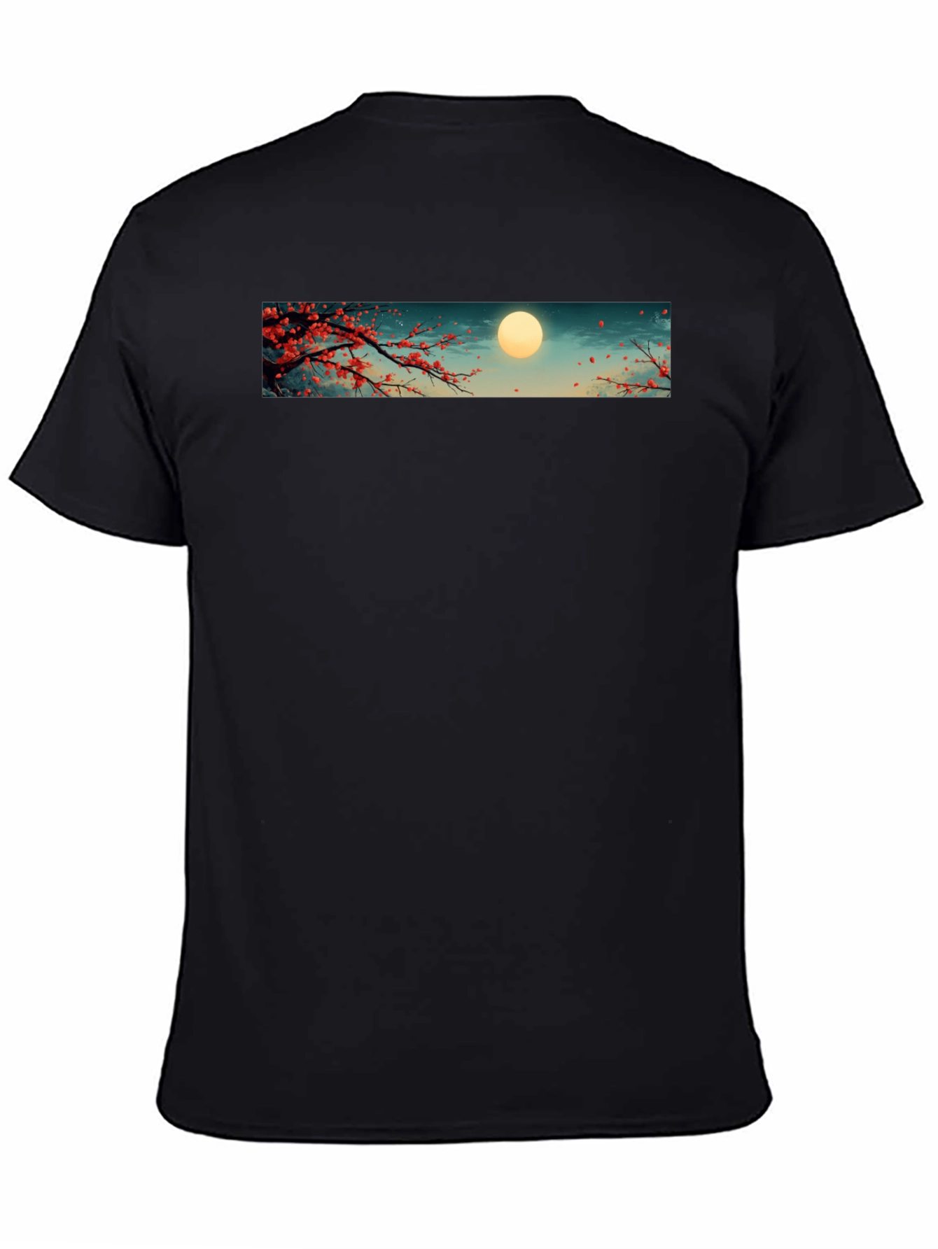 Sakura Moon T-Shirt - Japanese Cherry Blossom Tee