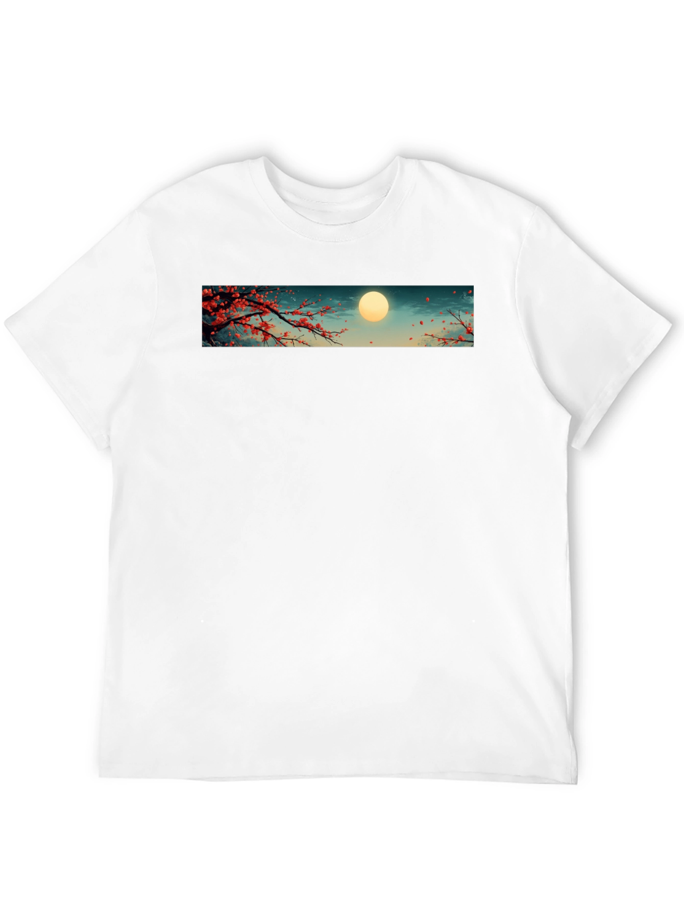 Sakura Moon T-Shirt - Japanese Cherry Blossom Tee