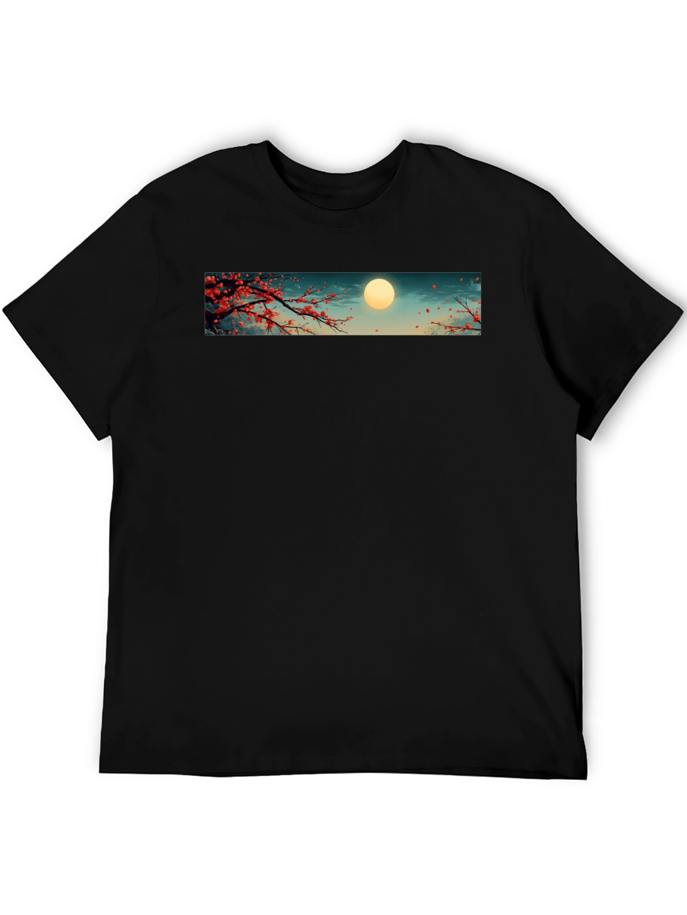 Sakura Moon T-Shirt - Japanese Cherry Blossom Tee