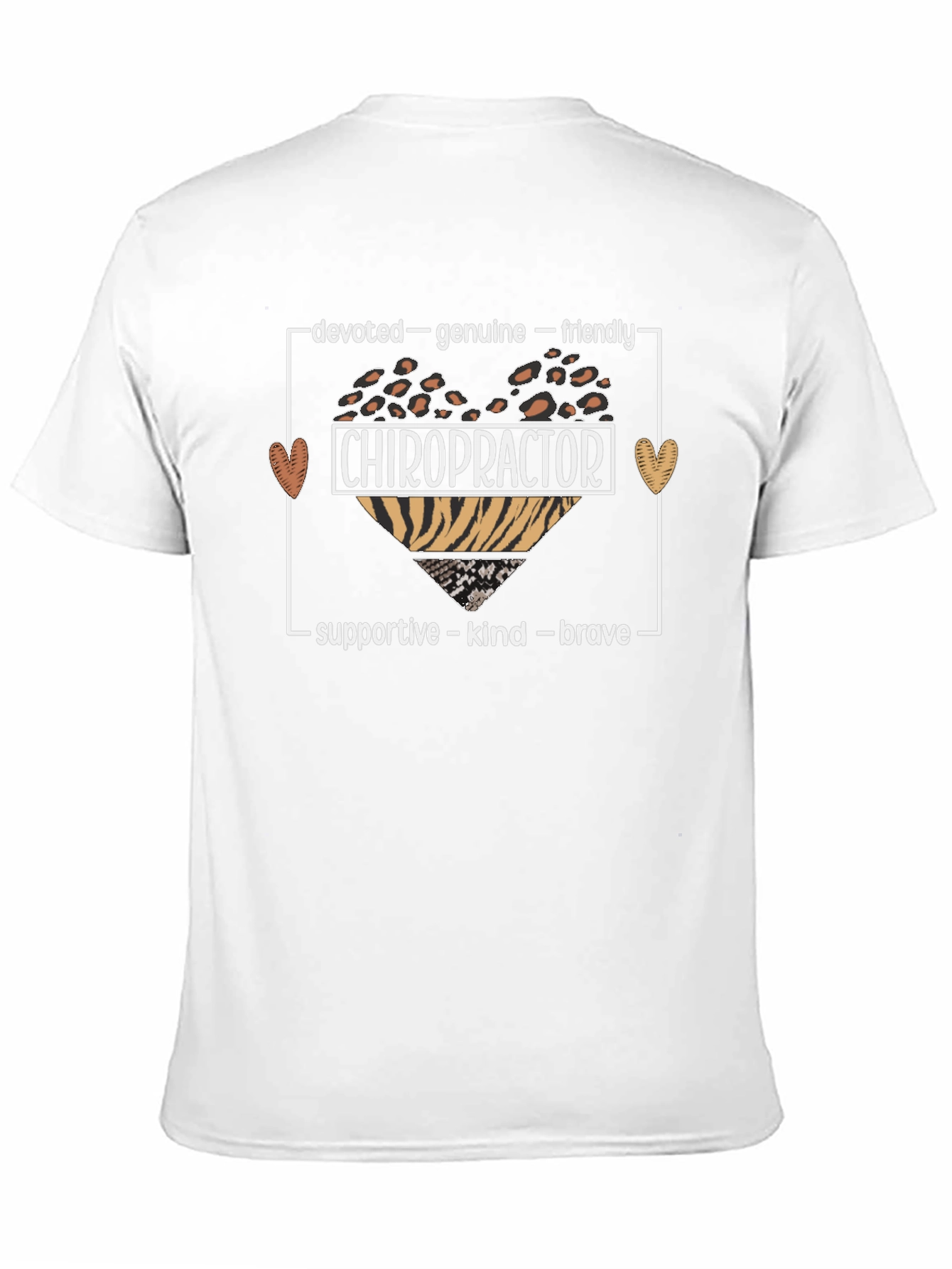 Chiropractor Graphic Tee - Devoted Genuine Friendly